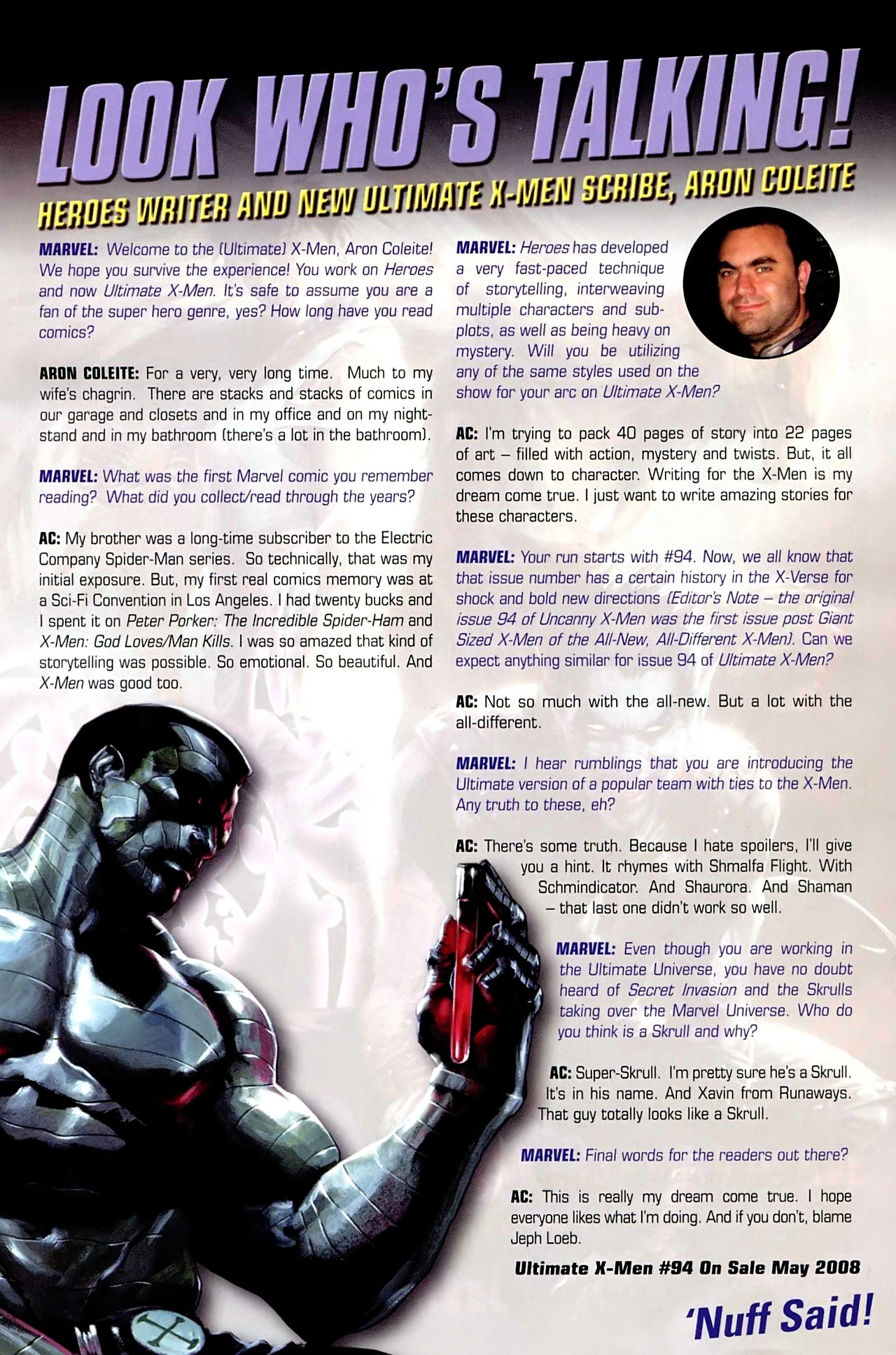 Read online Omega: The Unknown (2007) comic -  Issue #8 - 9