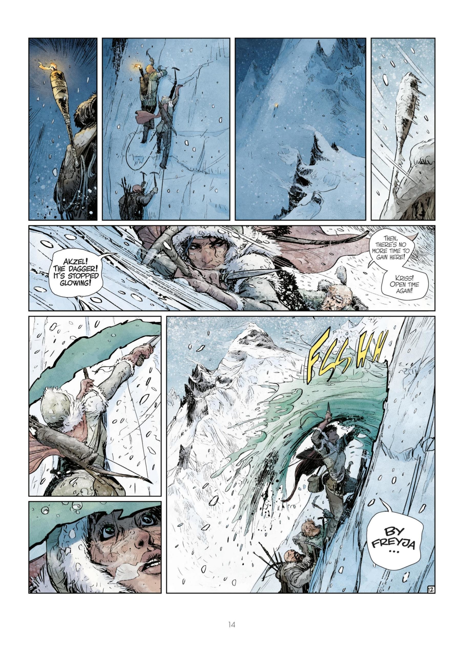 Read online Kriss of Valnor: The Mountain of Time comic -  Issue # Full - 16