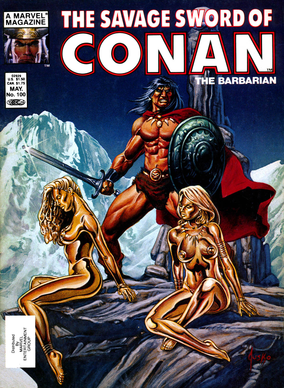 Read online The Savage Sword Of Conan comic -  Issue #100 - 1