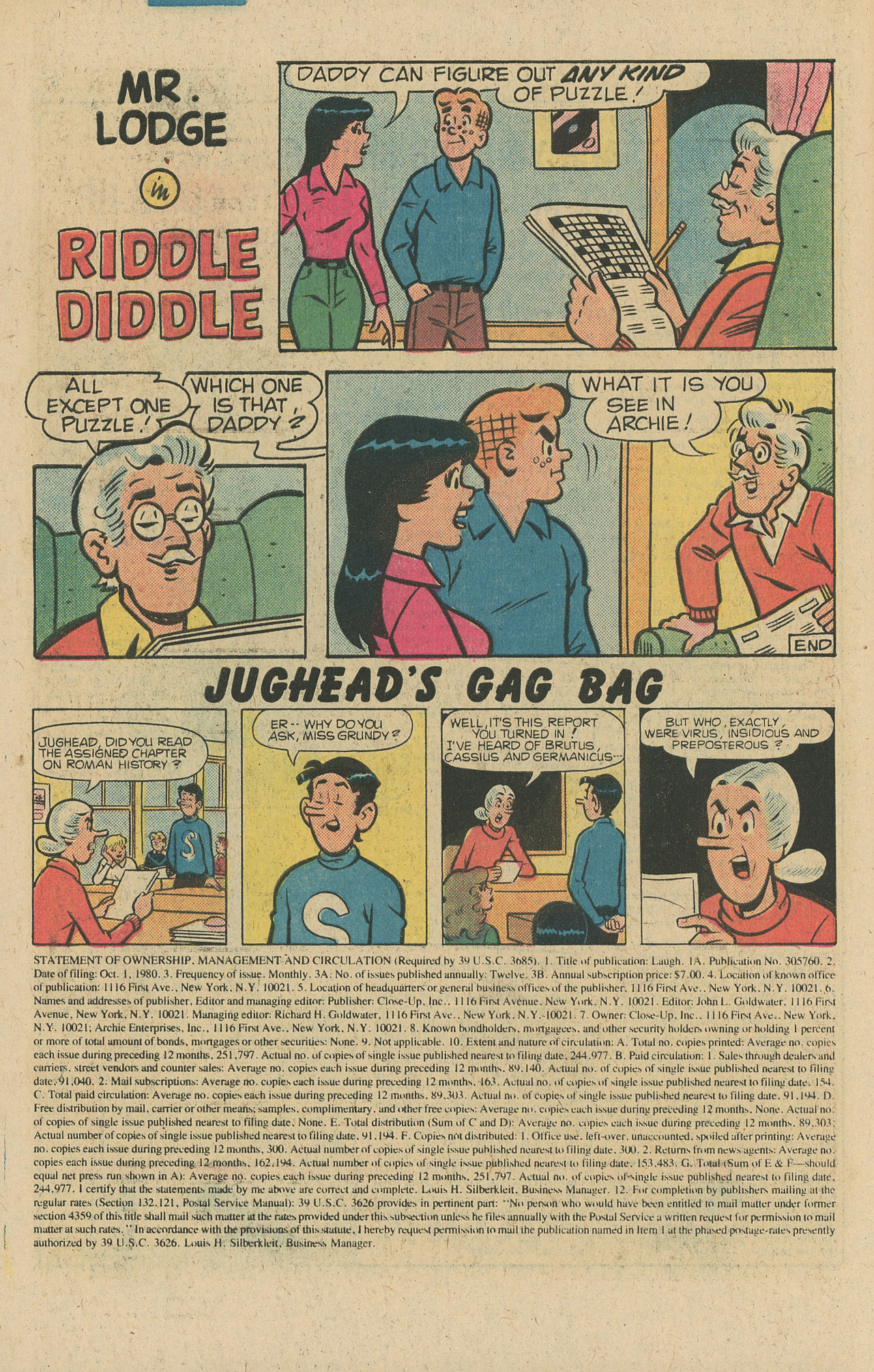 Read online Laugh (Comics) comic -  Issue #361 - 10