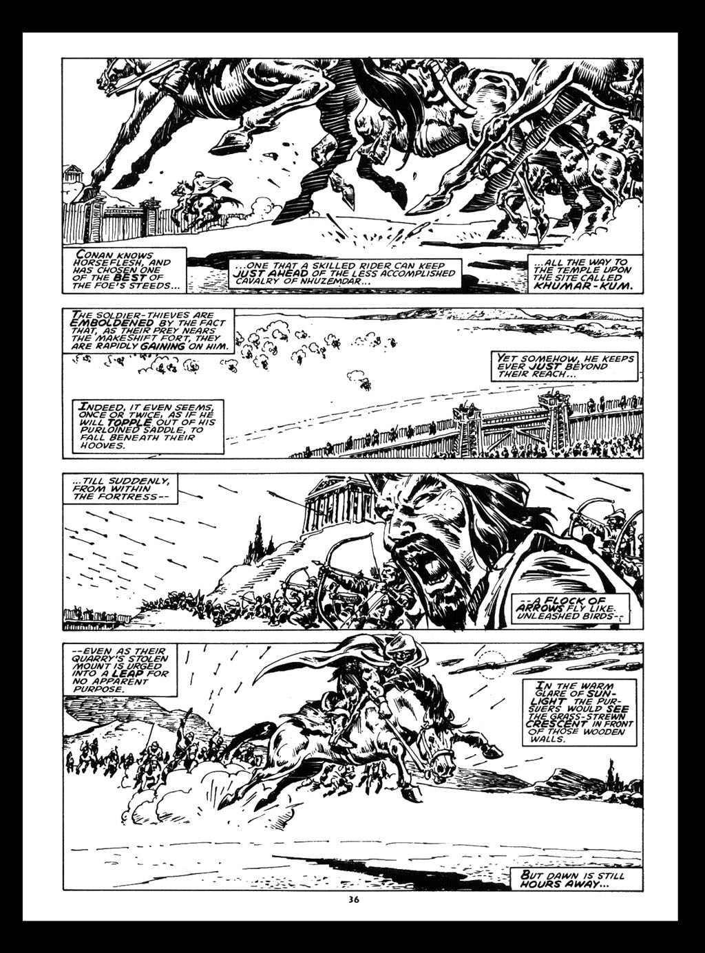 Read online The Savage Sword Of Conan comic -  Issue #212 - 37