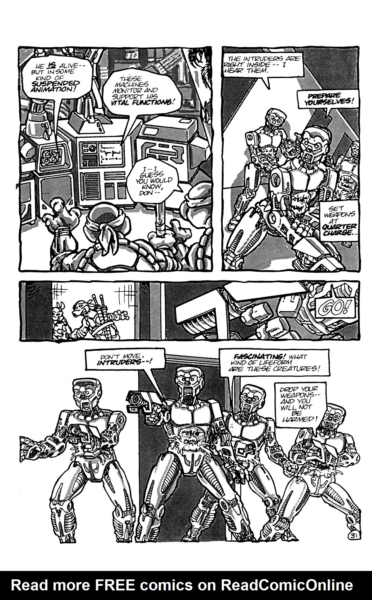 Read online Teenage Mutant Ninja Turtles (1984) comic -  Issue #4 - 31