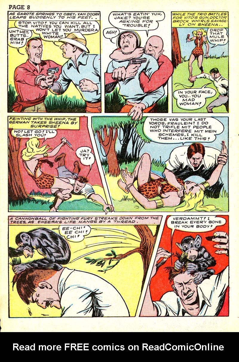 Read online Sheena, Queen of the Jungle (1942) comic -  Issue #3 - 11