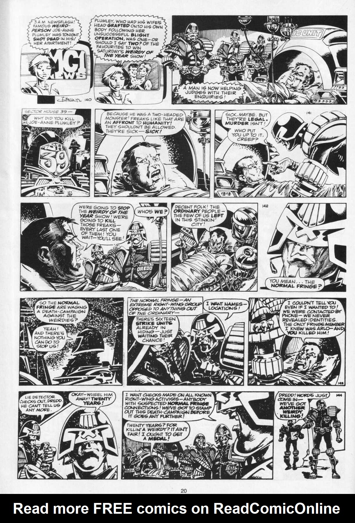 Read online Judge Dredd Mega-Special comic -  Issue #1 - 20