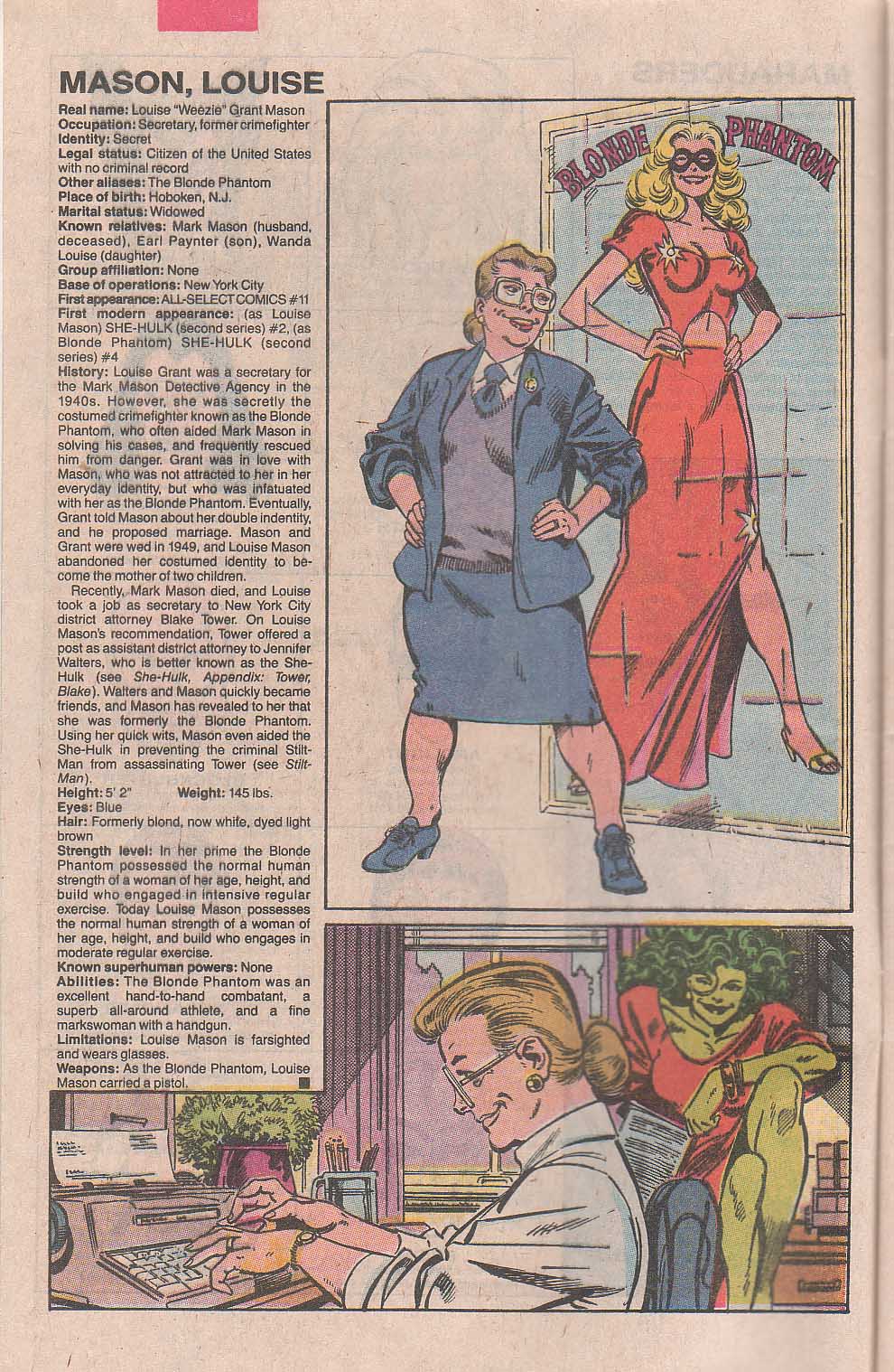 Read online The Official Handbook of the Marvel Universe: Update '89 comic -  Issue #8 - 5