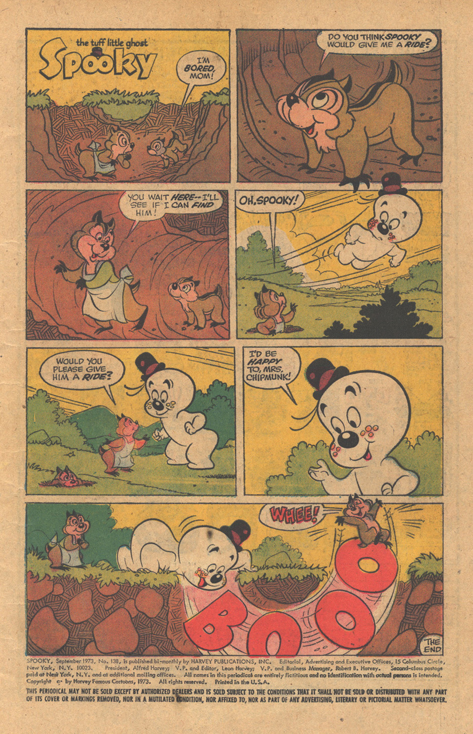 Read online Spooky comic -  Issue #138 - 3