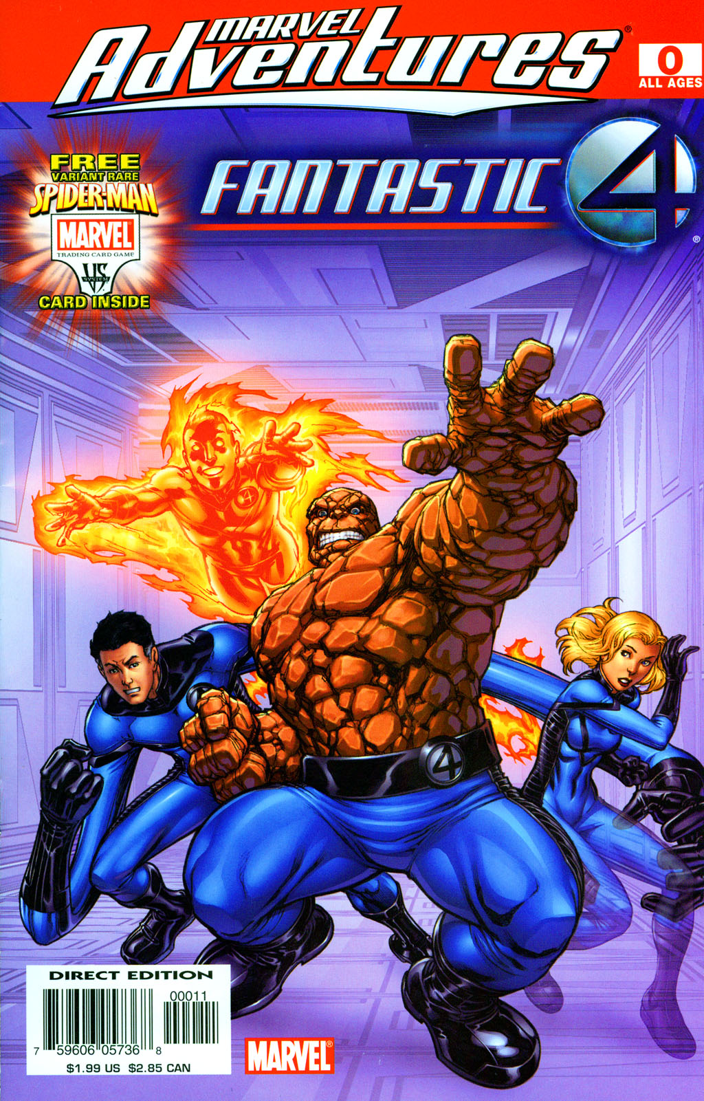 Read online Marvel Adventures Fantastic Four comic -  Issue #0 - 1
