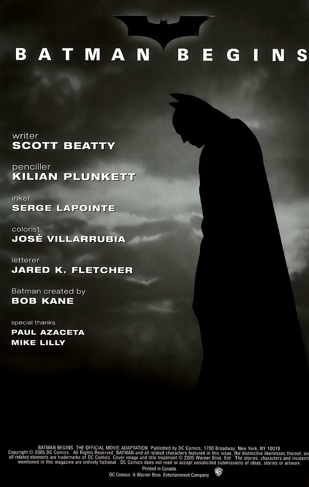 Read online Batman Begins: The Official Movie Adaptation comic -  Issue # Full - 2