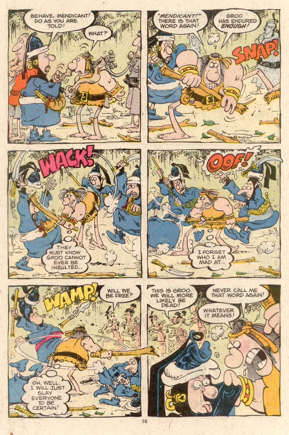 Read online Sergio Aragonés Groo the Wanderer comic -  Issue #43 - 16