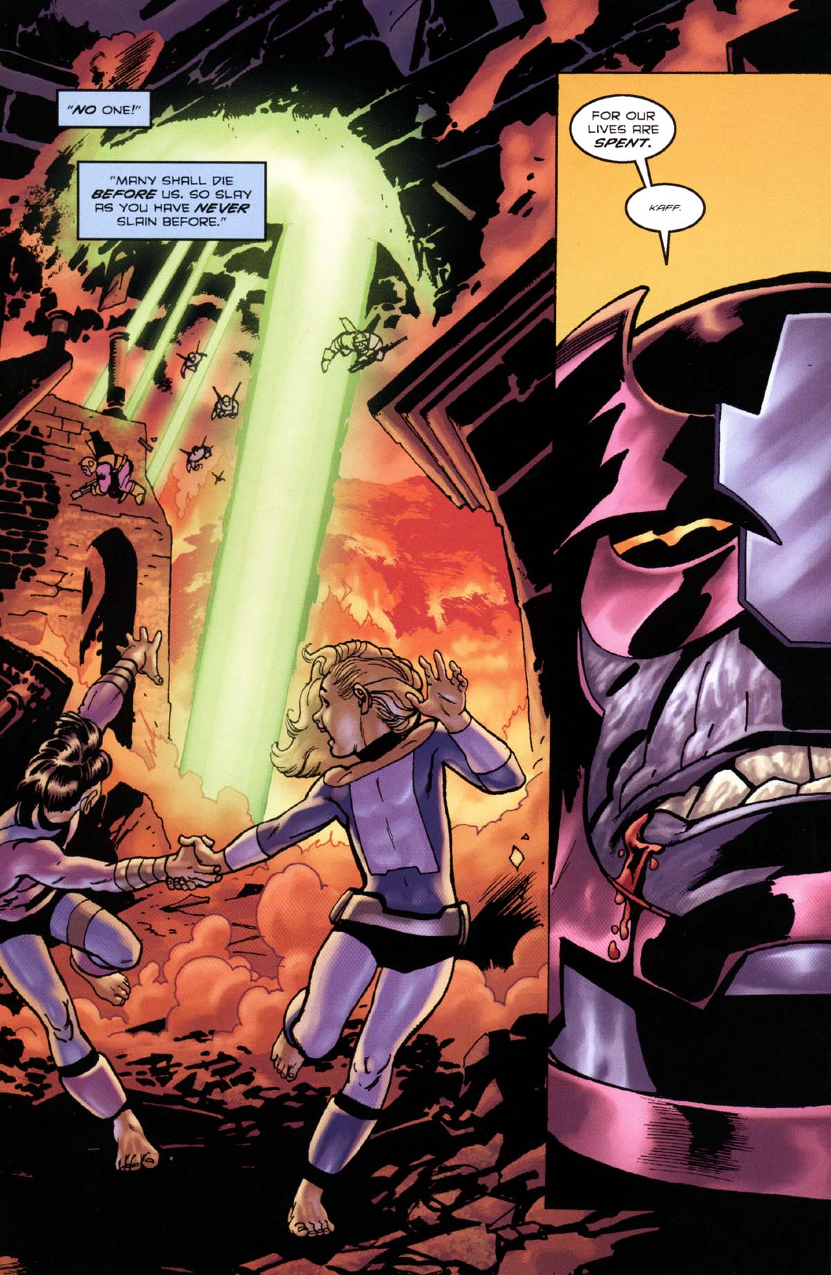 Read online Superman/Aliens 2: God War comic -  Issue #2 - 9