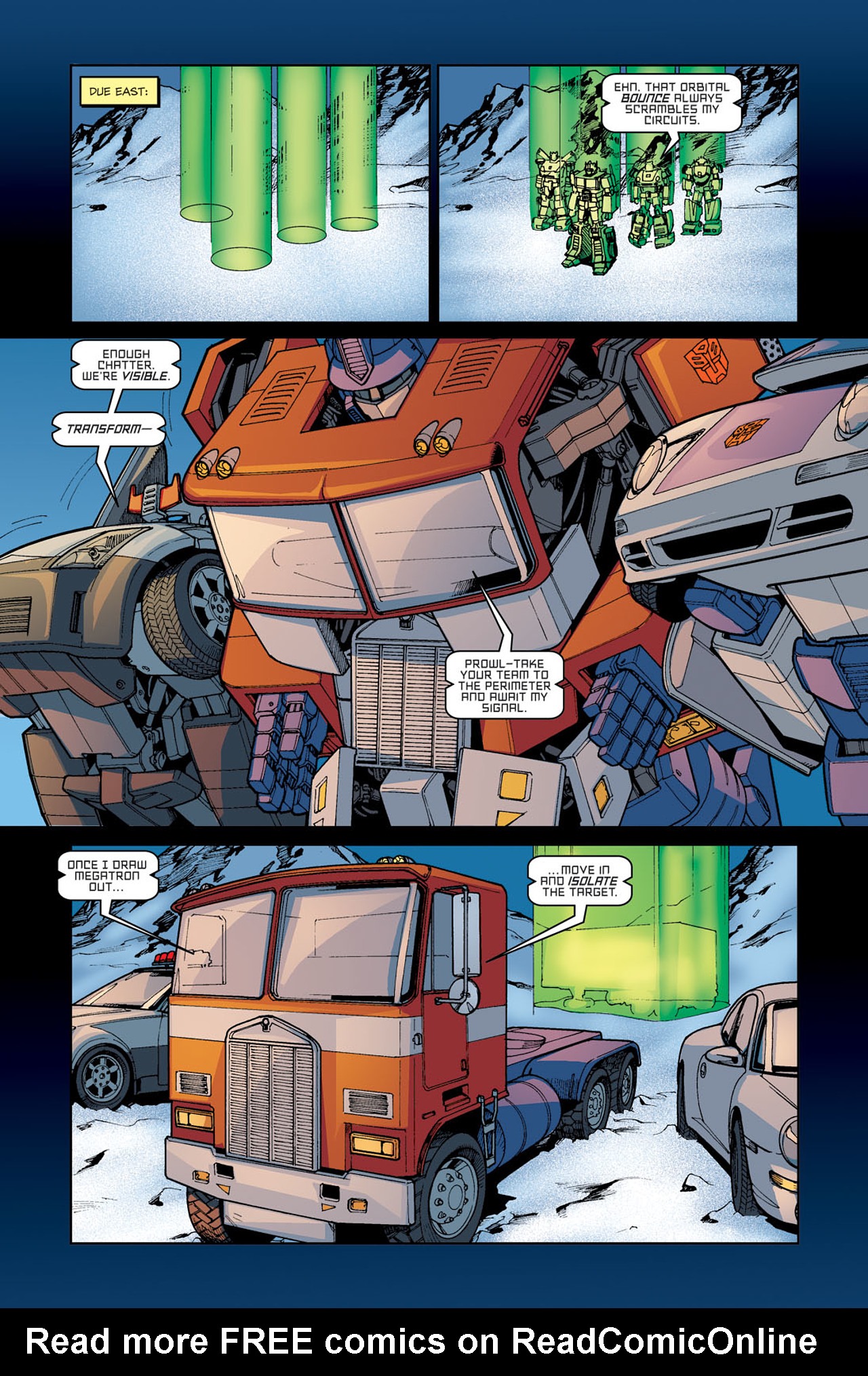 Read online The Transformers: Escalation comic -  Issue #3 - 21