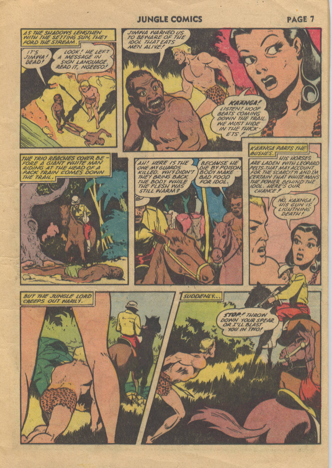 Read online Jungle Comics comic -  Issue #34 - 9