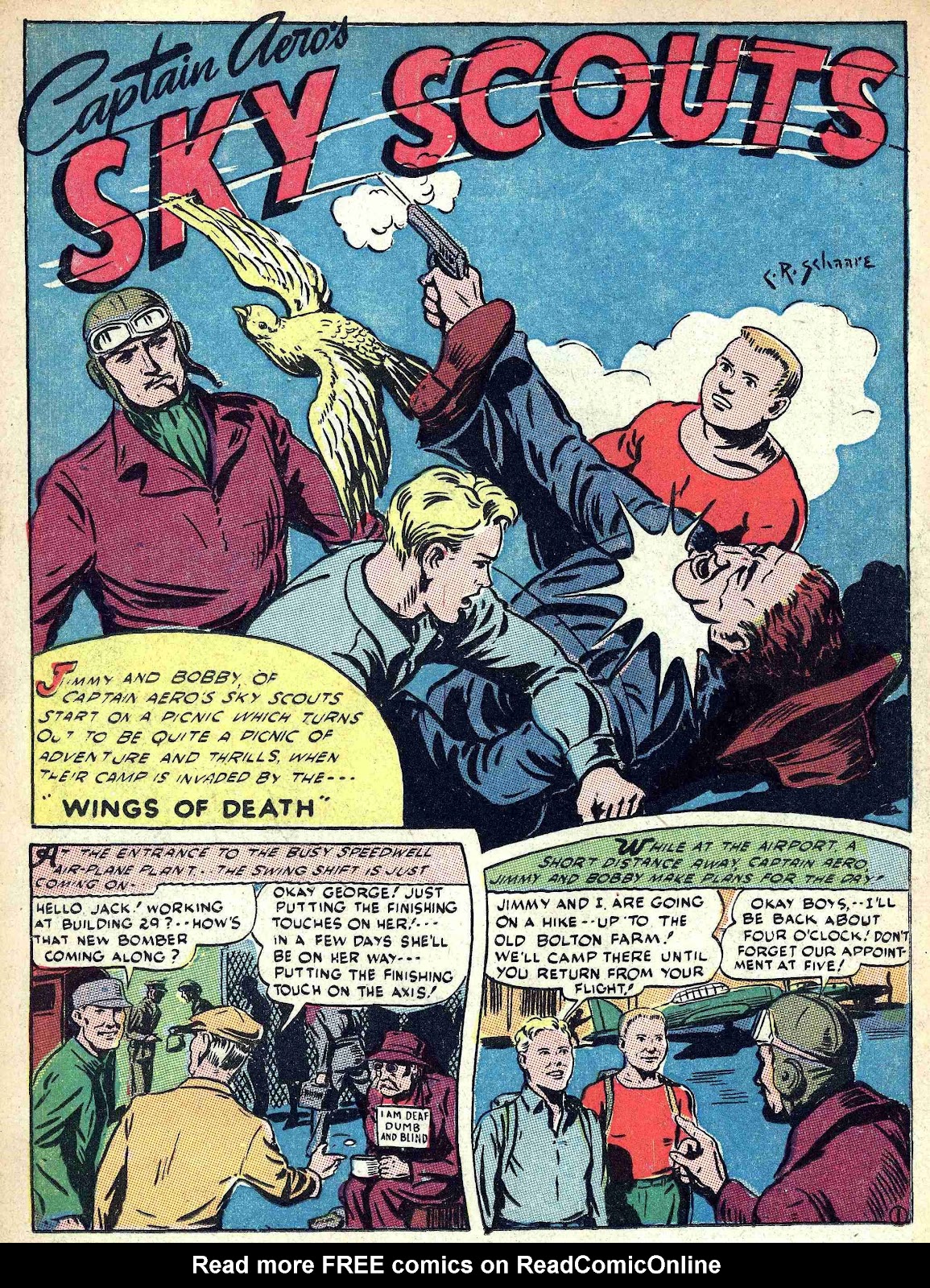Captain Aero Comics issue 13 - Page 38