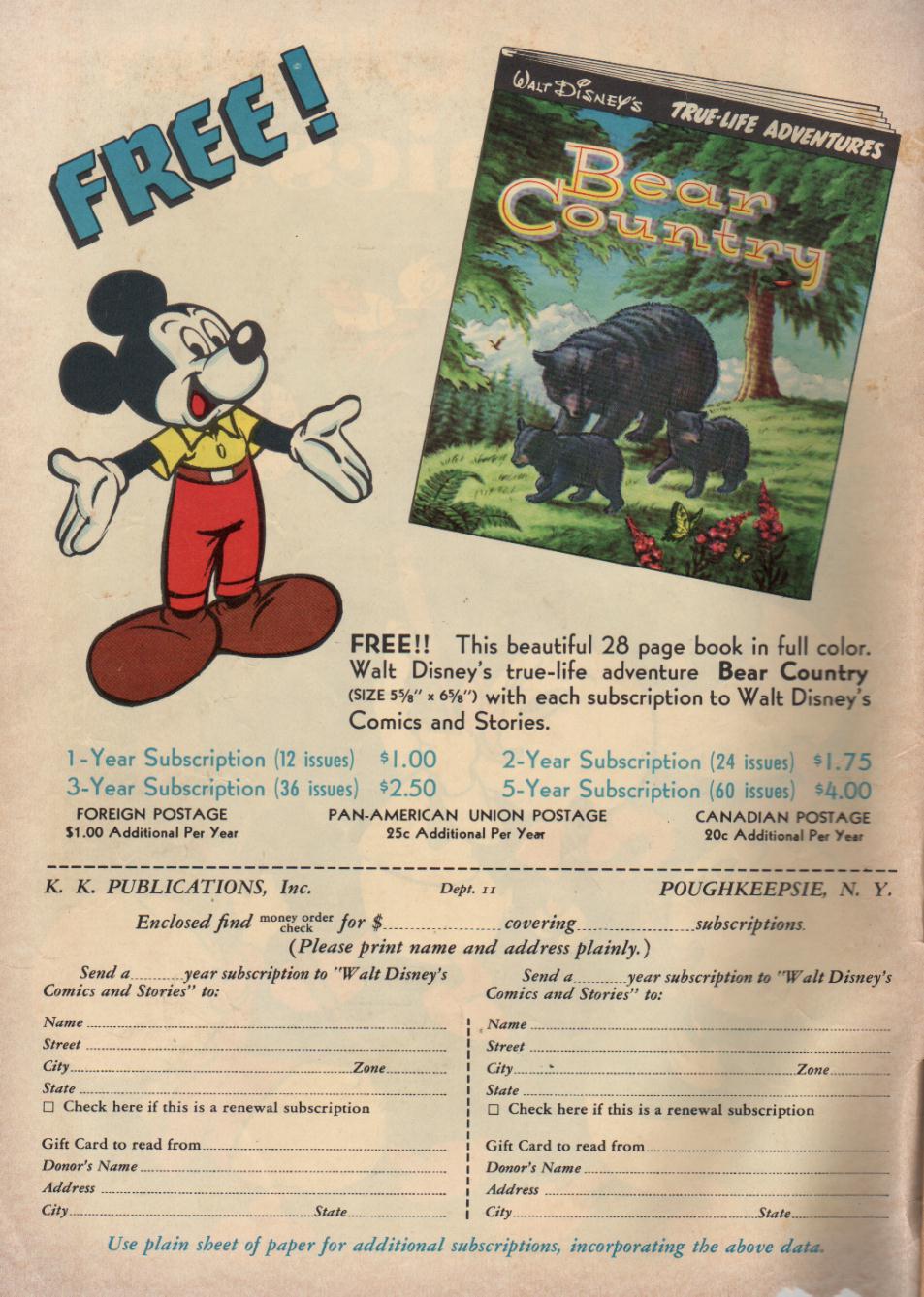 Read online Walt Disney's Comics and Stories comic -  Issue #194 - 2
