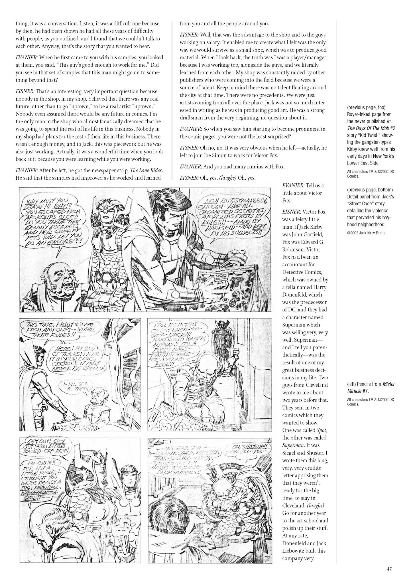 Read online The Jack Kirby Collector comic -  Issue #35 - 43
