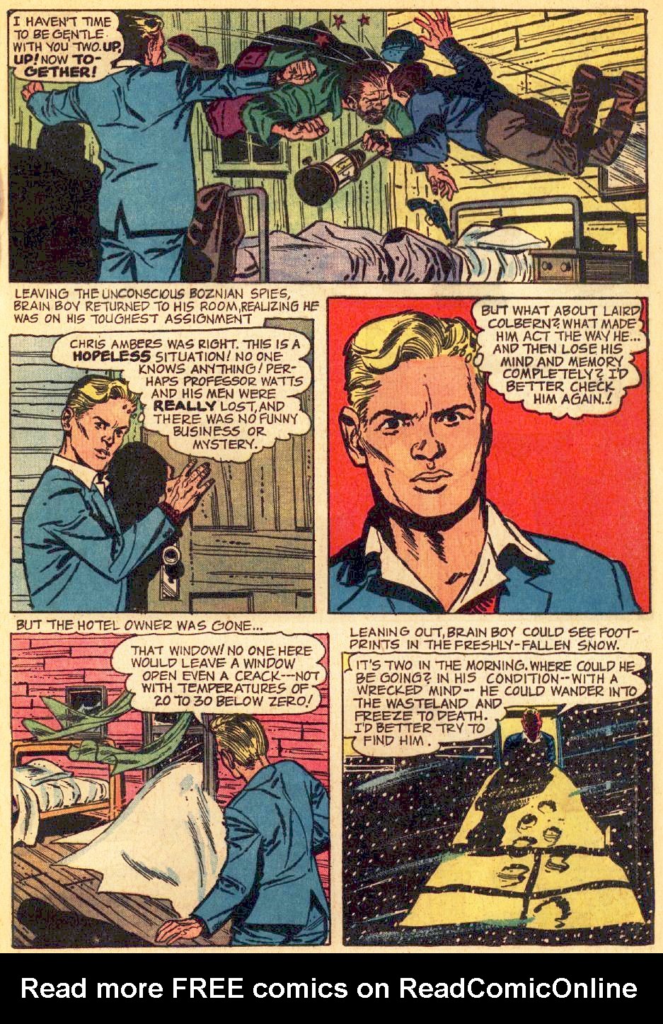 Read online Brain Boy (1962) comic -  Issue #3 - 13