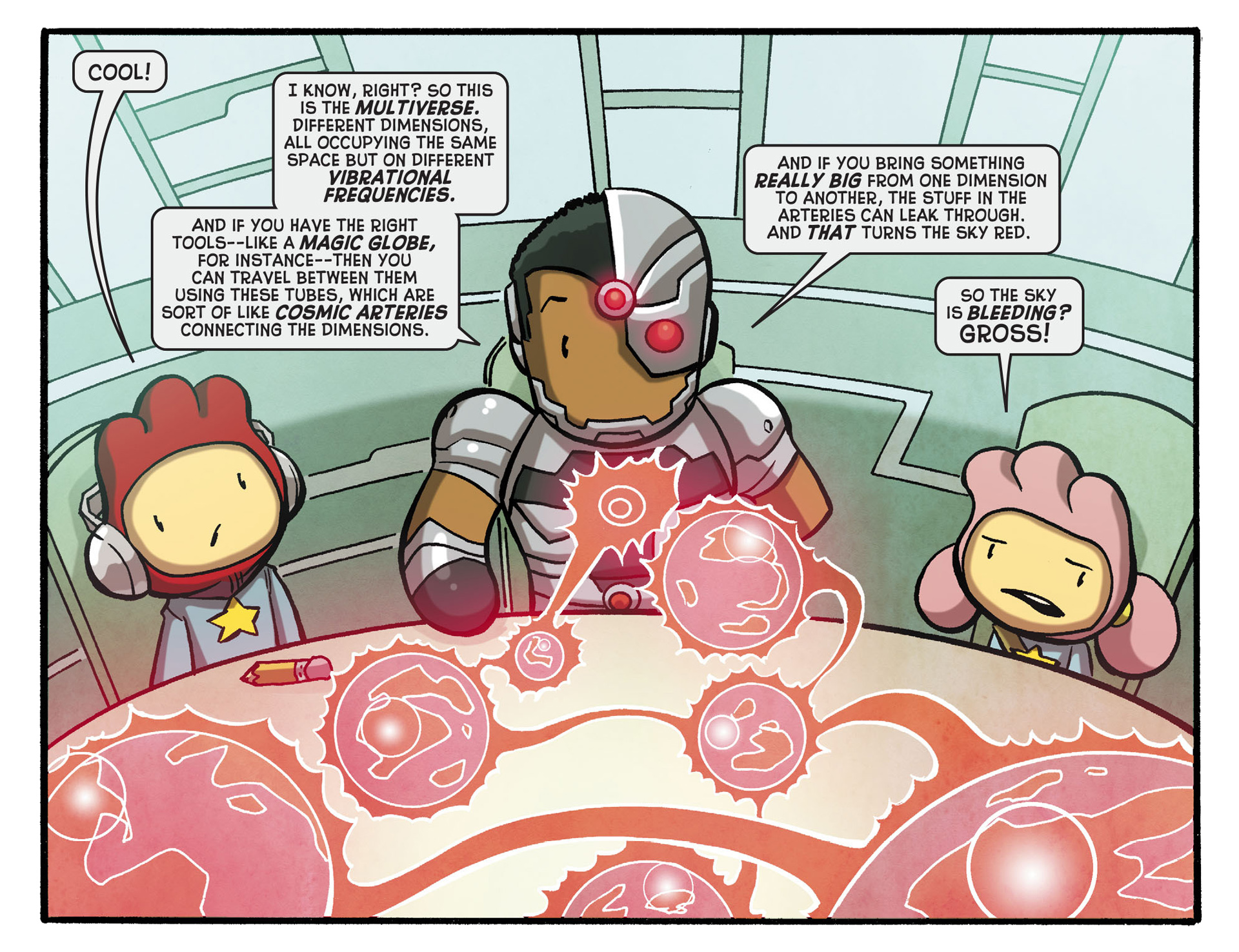 Read online Scribblenauts Unmasked: A Crisis of Imagination comic -  Issue #5 - 7