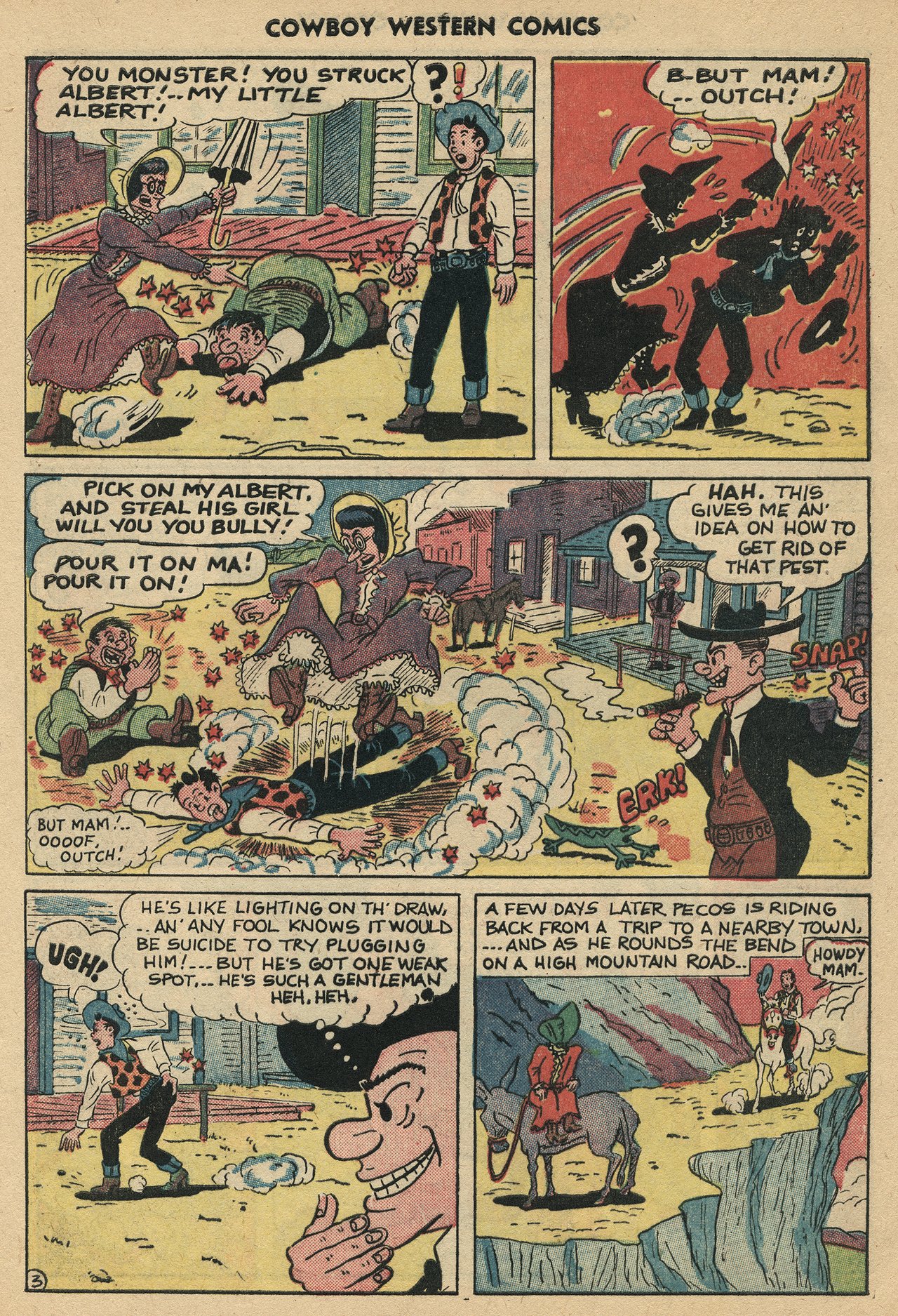 Read online Cowboy Western Comics (1948) comic -  Issue #34 - 9