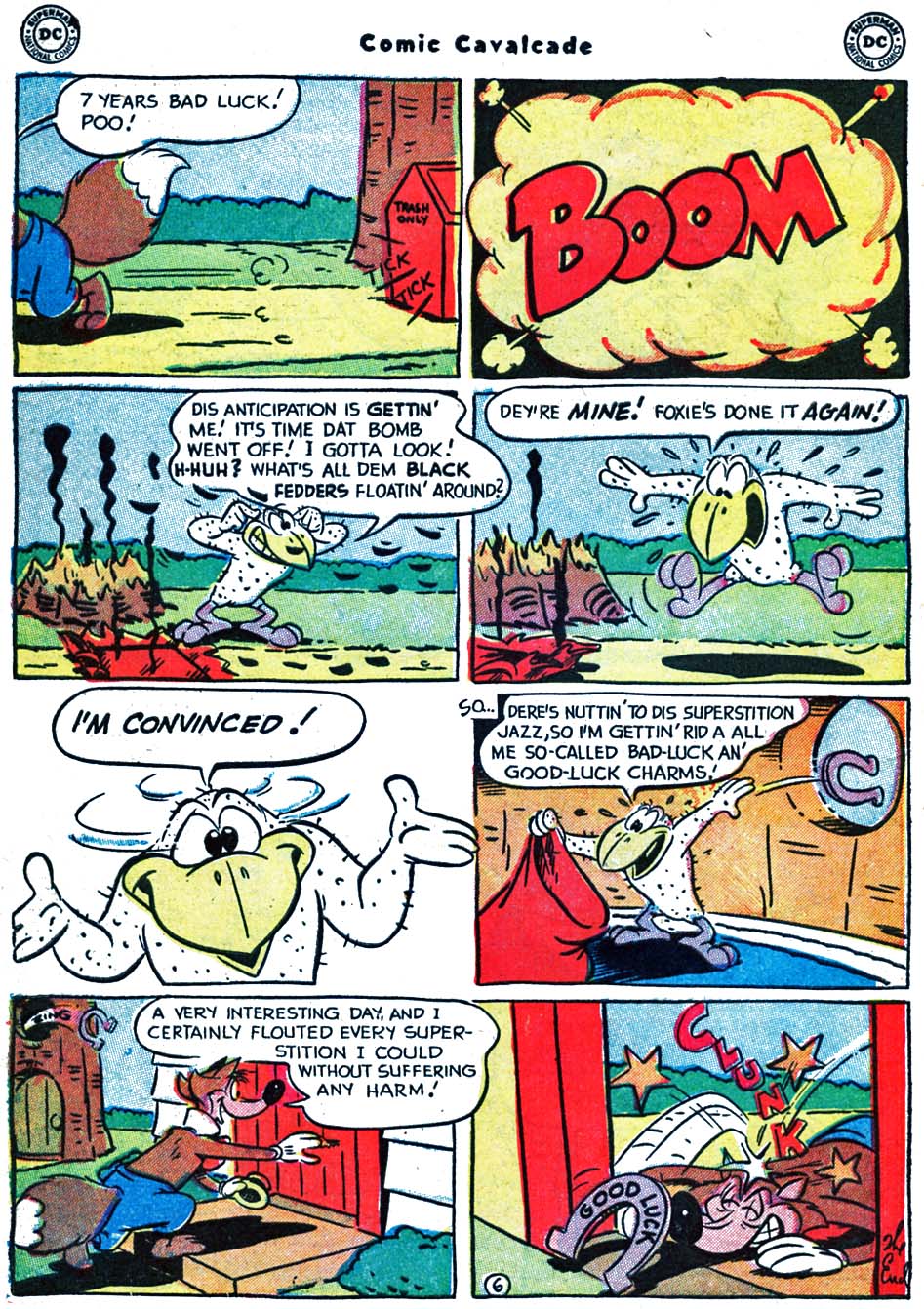 Read online Comic Cavalcade comic -  Issue #62 - 8