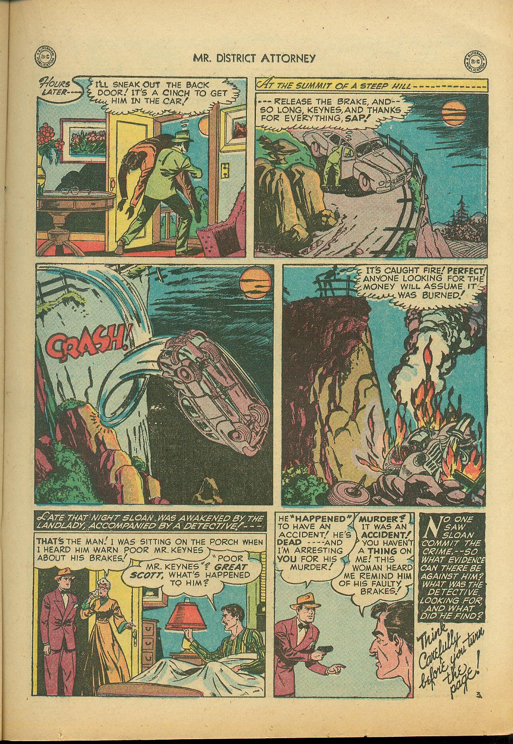Read online Mr. District Attorney comic -  Issue #3 - 29