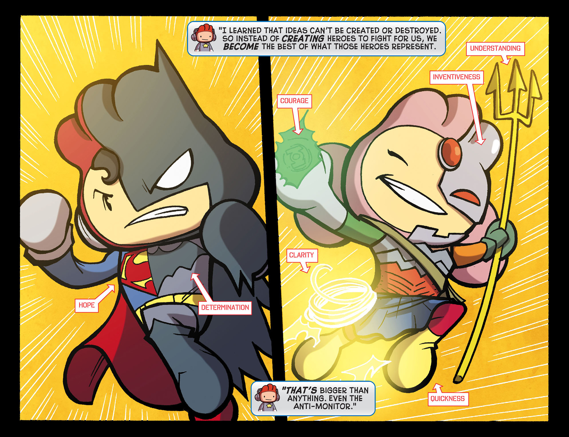Read online Scribblenauts Unmasked: A Crisis of Imagination comic -  Issue #18 - 8