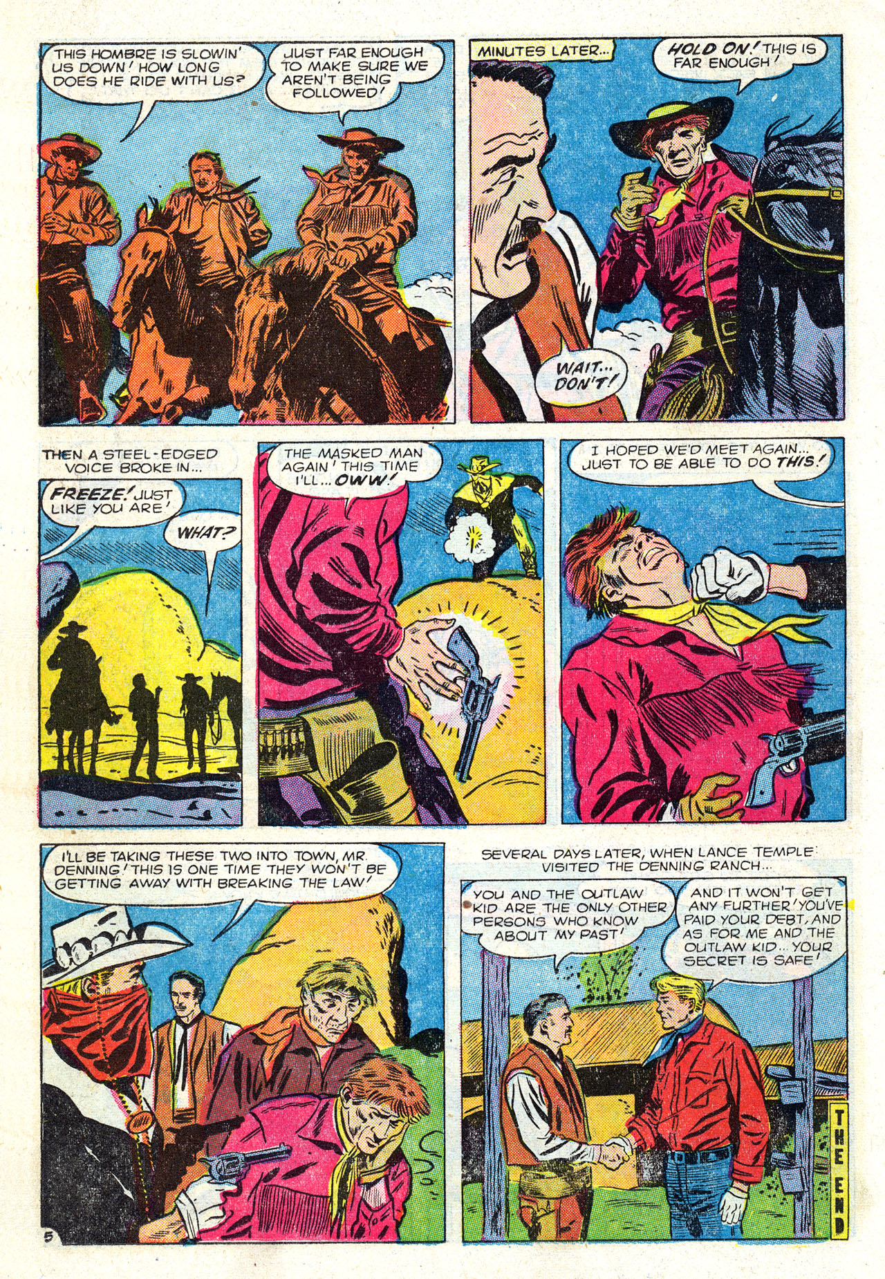 Read online The Outlaw Kid (1954) comic -  Issue #14 - 14