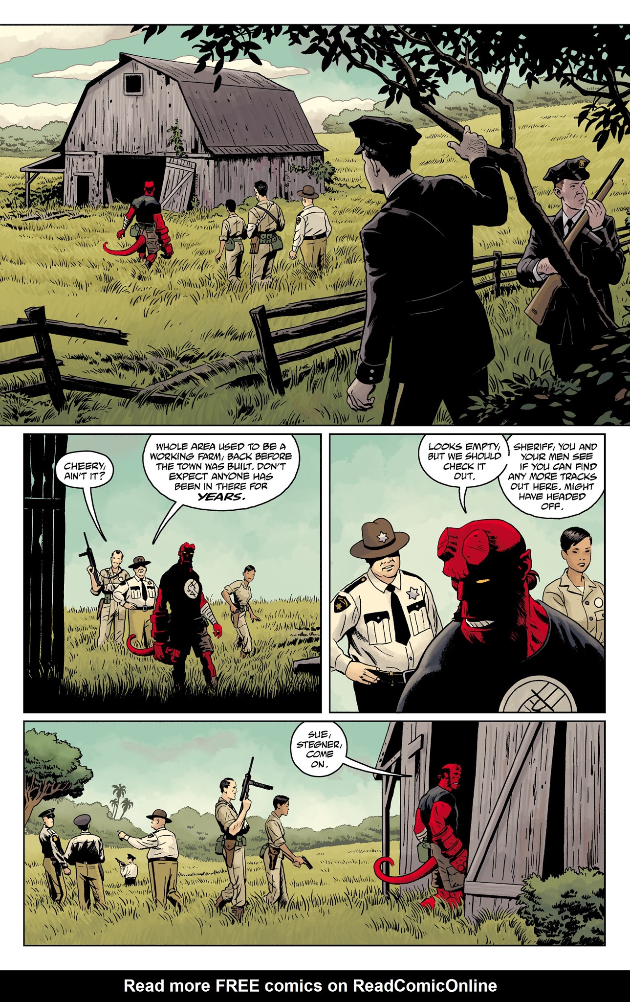 Read online Hellboy and the B.P.R.D.: 1953 - Beyond the Fences comic -  Issue #2 - 14