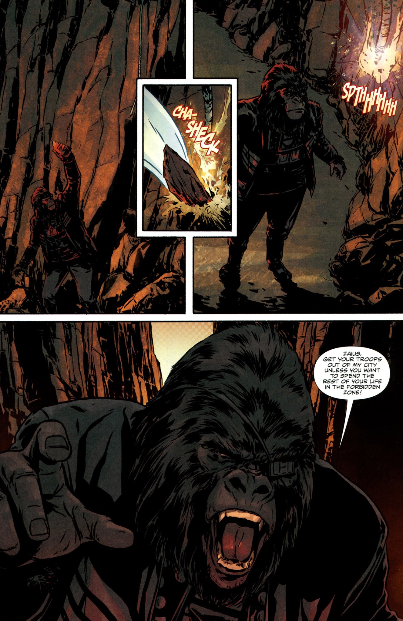 Read online Exile on the Planet of the Apes comic -  Issue #4 - 17
