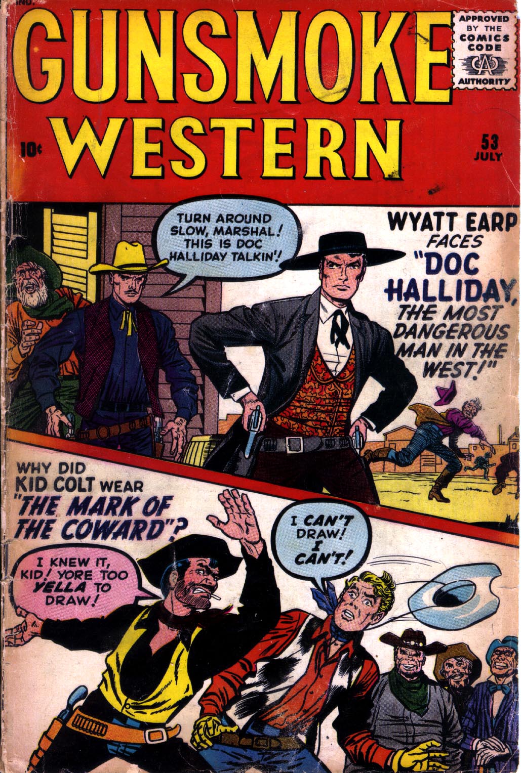 Read online Gunsmoke Western comic -  Issue #53 - 1