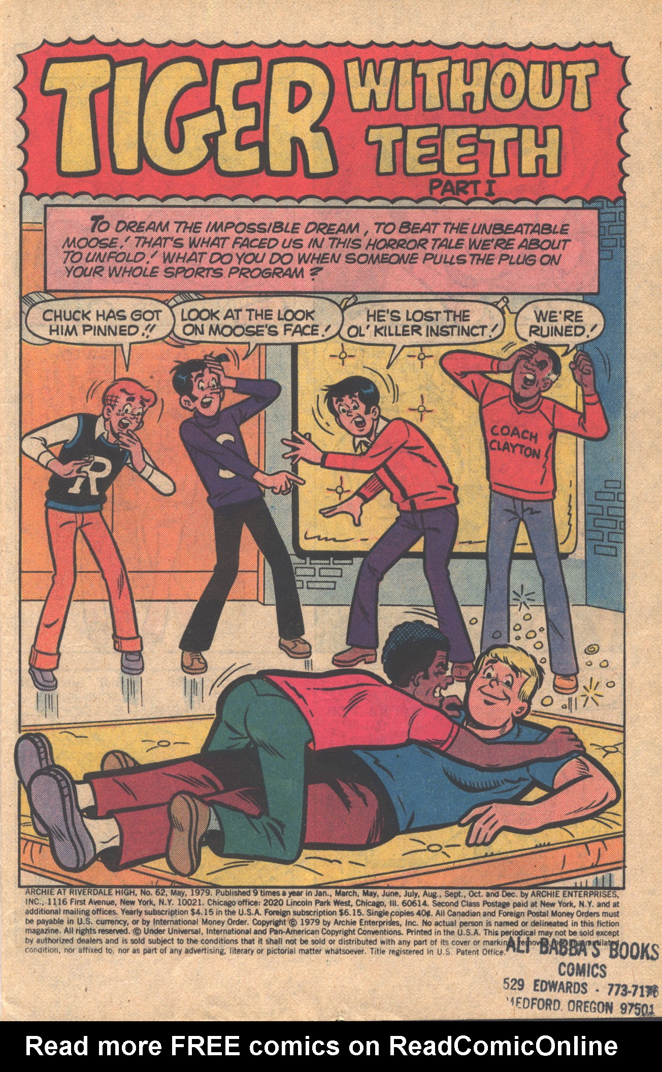 Read online Archie at Riverdale High (1972) comic -  Issue #62 - 3