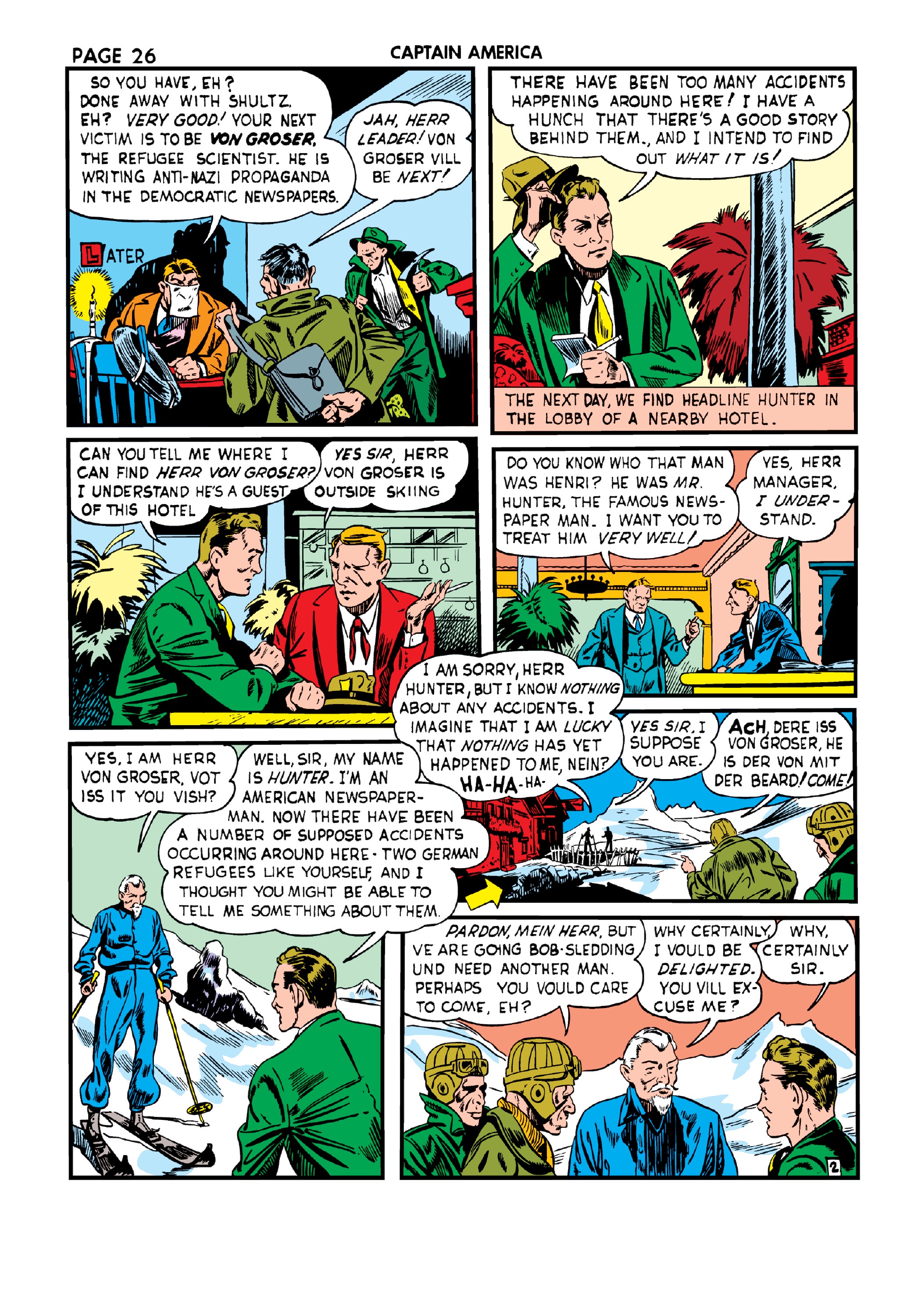 Read online Marvel Masterworks: Golden Age Captain America comic -  Issue # TPB 3 (Part 1) - 35