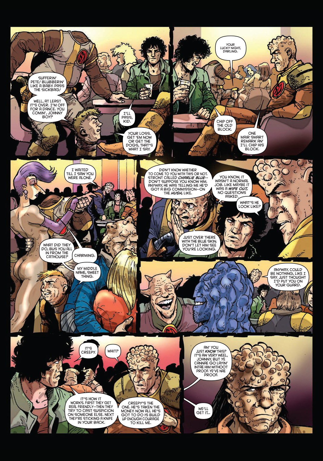 Read online Strontium Dog: The Life and Death of Johnny Alpha: The Project comic -  Issue # TPB - 90