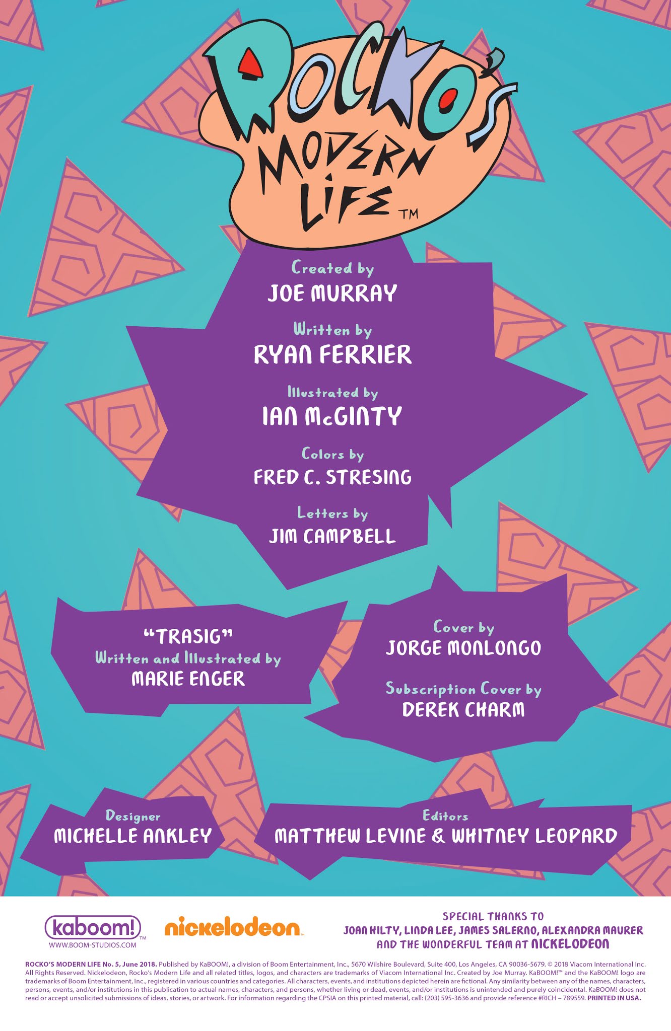 Read online Rocko's Modern Life (2017) comic -  Issue #5 - 2