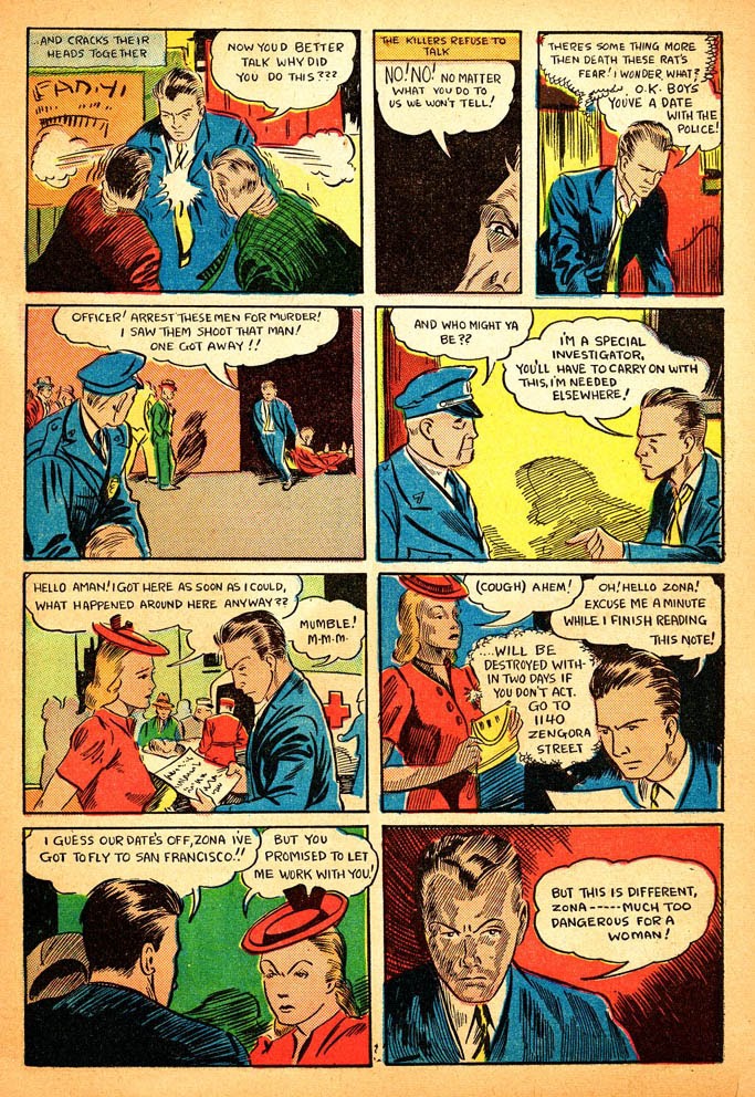 Read online Amazing Man Comics comic -  Issue #12 - 5