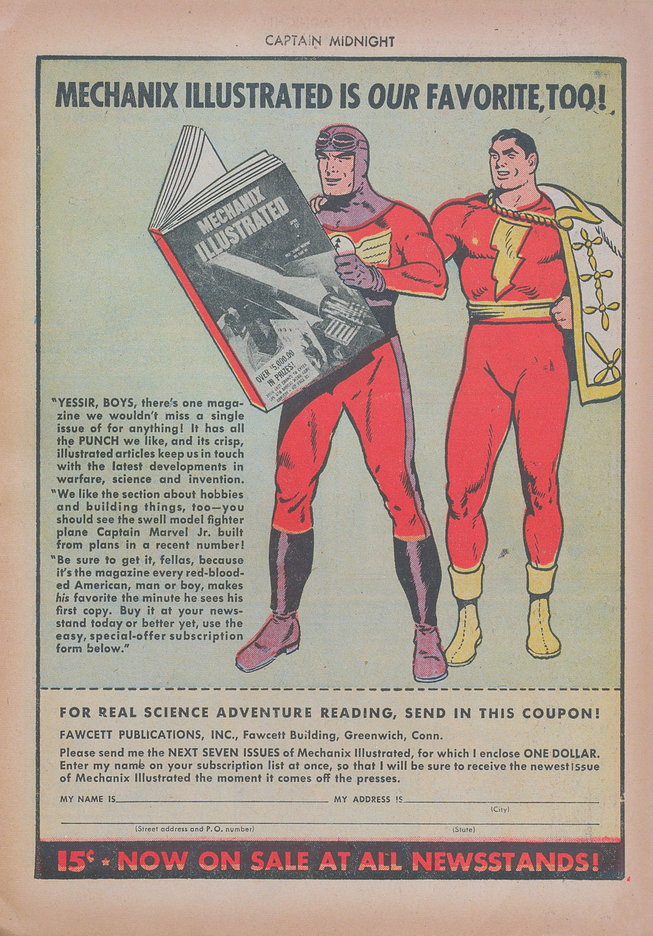 Read online Captain Midnight (1942) comic -  Issue #20 - 23