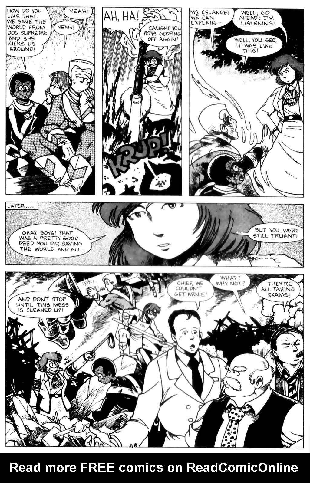 Read online Ninja High School (1986) comic -  Issue #7 - 28