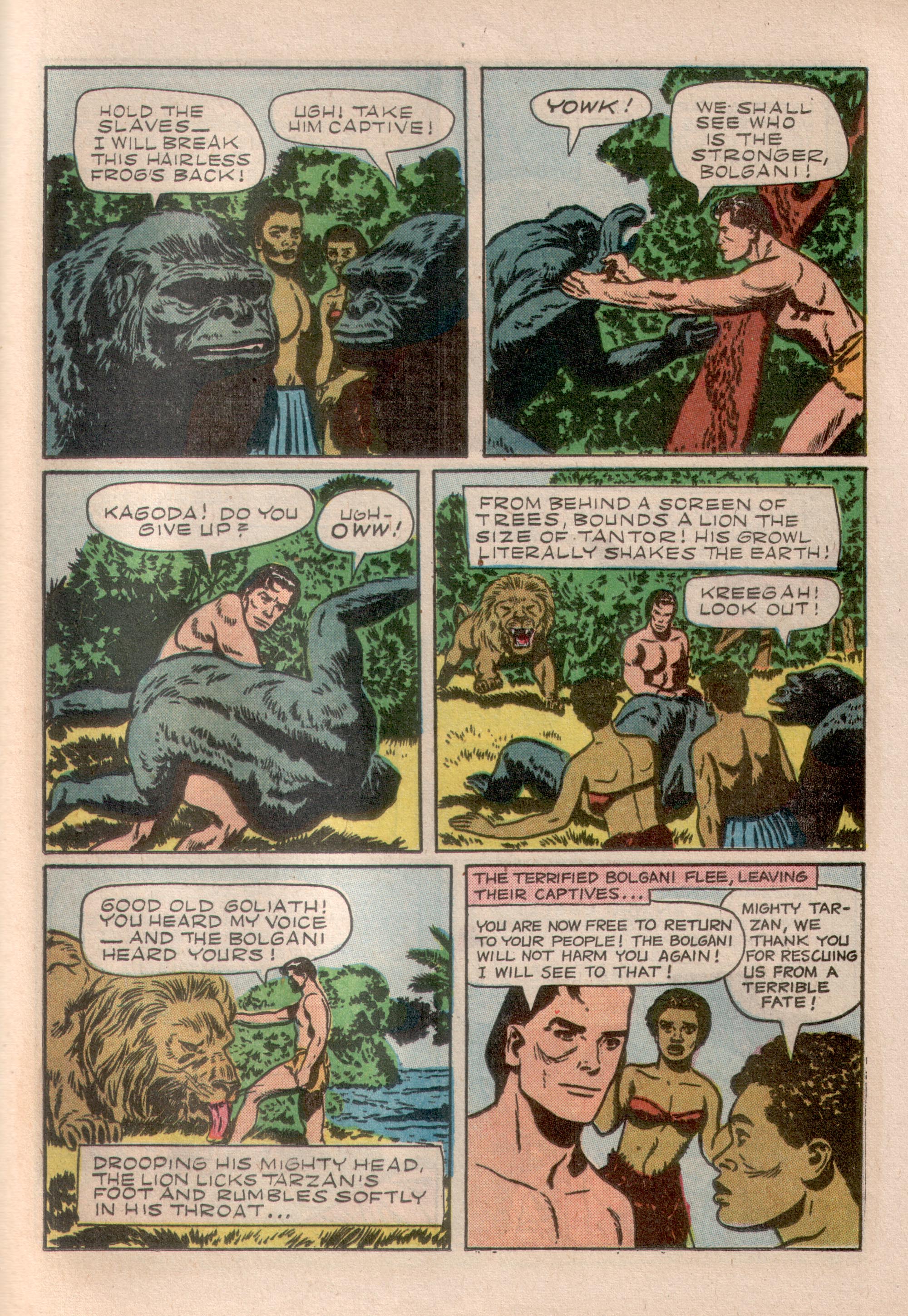Read online Tarzan (1948) comic -  Issue #41 - 33