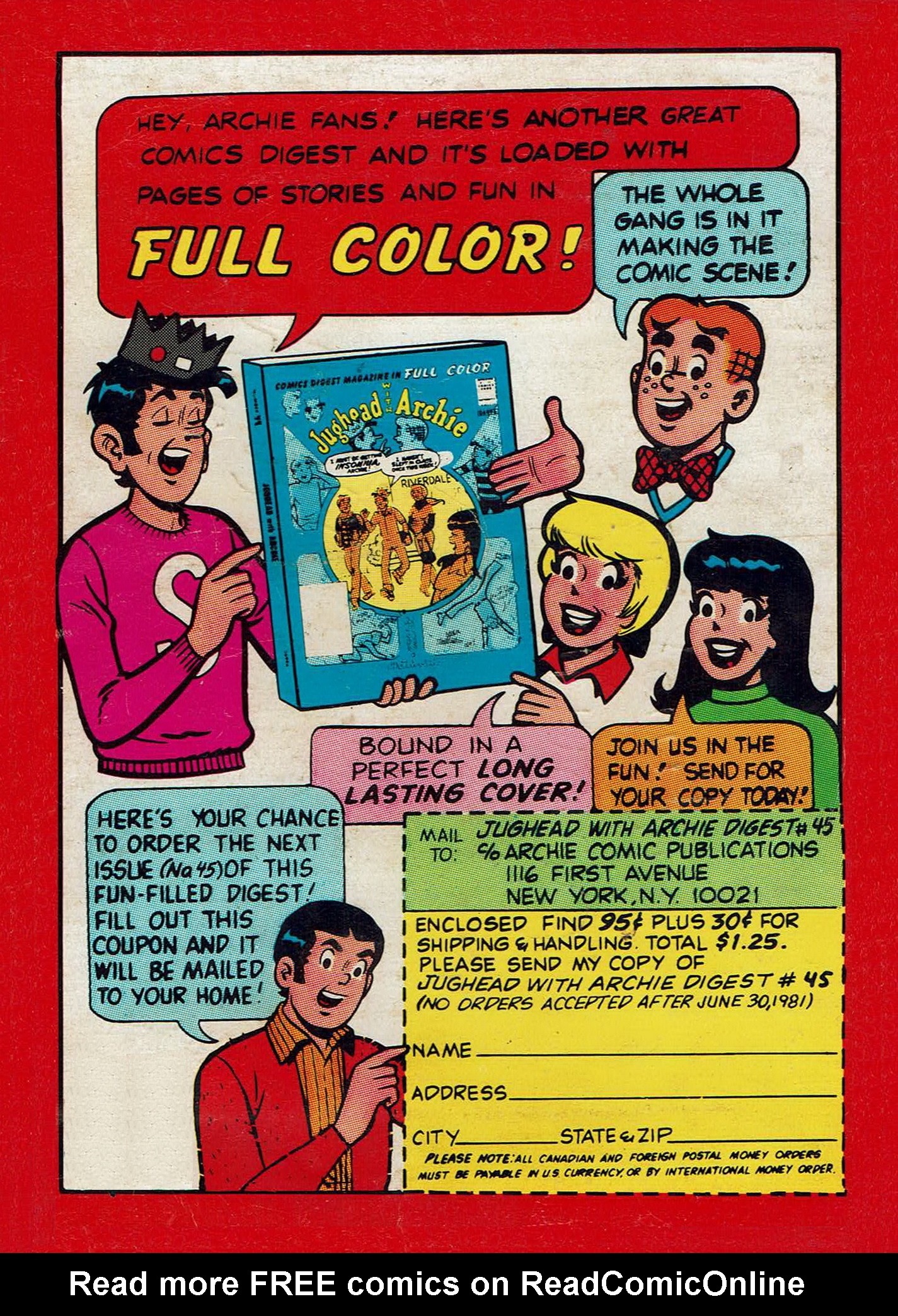Read online Archie Digest Magazine comic -  Issue #48 - 131