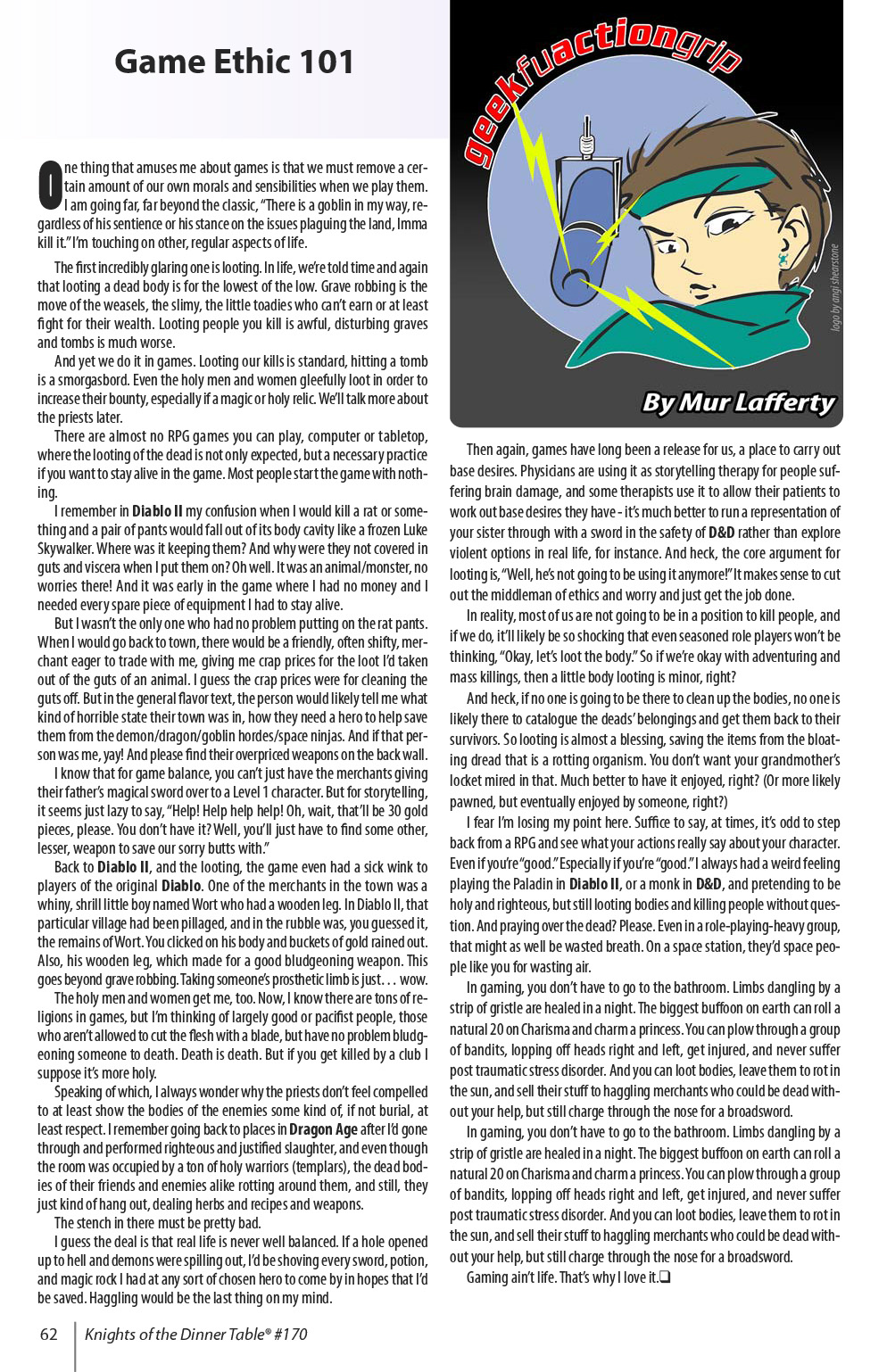 Read online Knights of the Dinner Table comic -  Issue #170 - 64