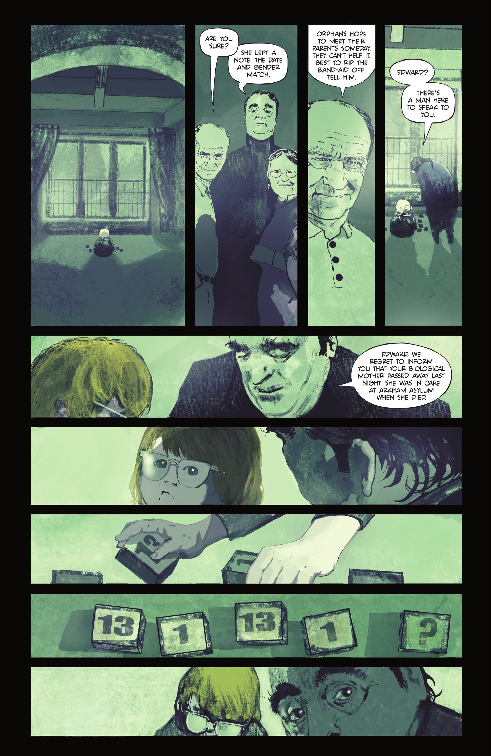 Read online The Riddler: Year One comic -  Issue #4 - 6