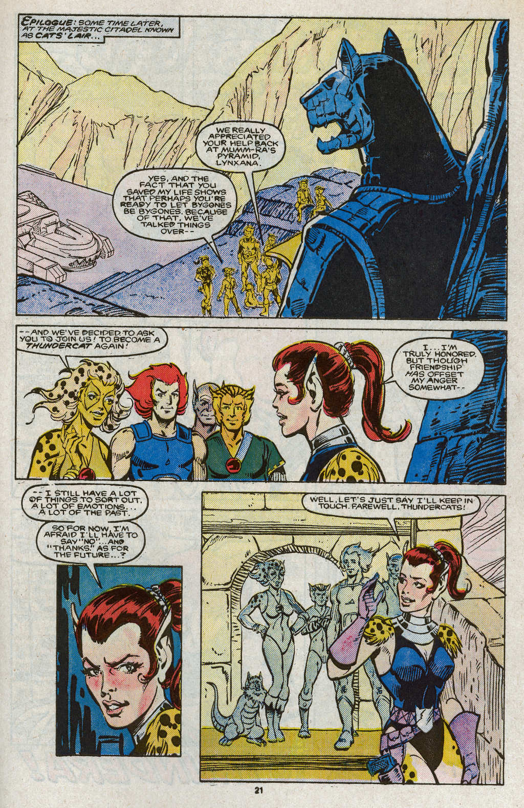 Read online ThunderCats (1985) comic -  Issue #6 - 31