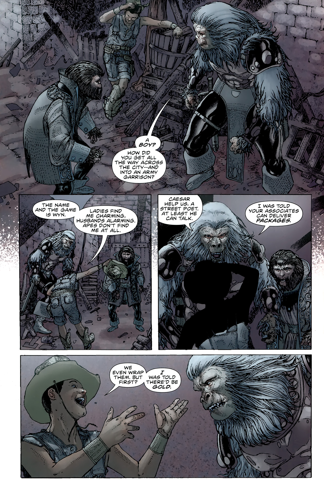 Read online Planet of the Apes (2011) comic -  Issue #4 - 7