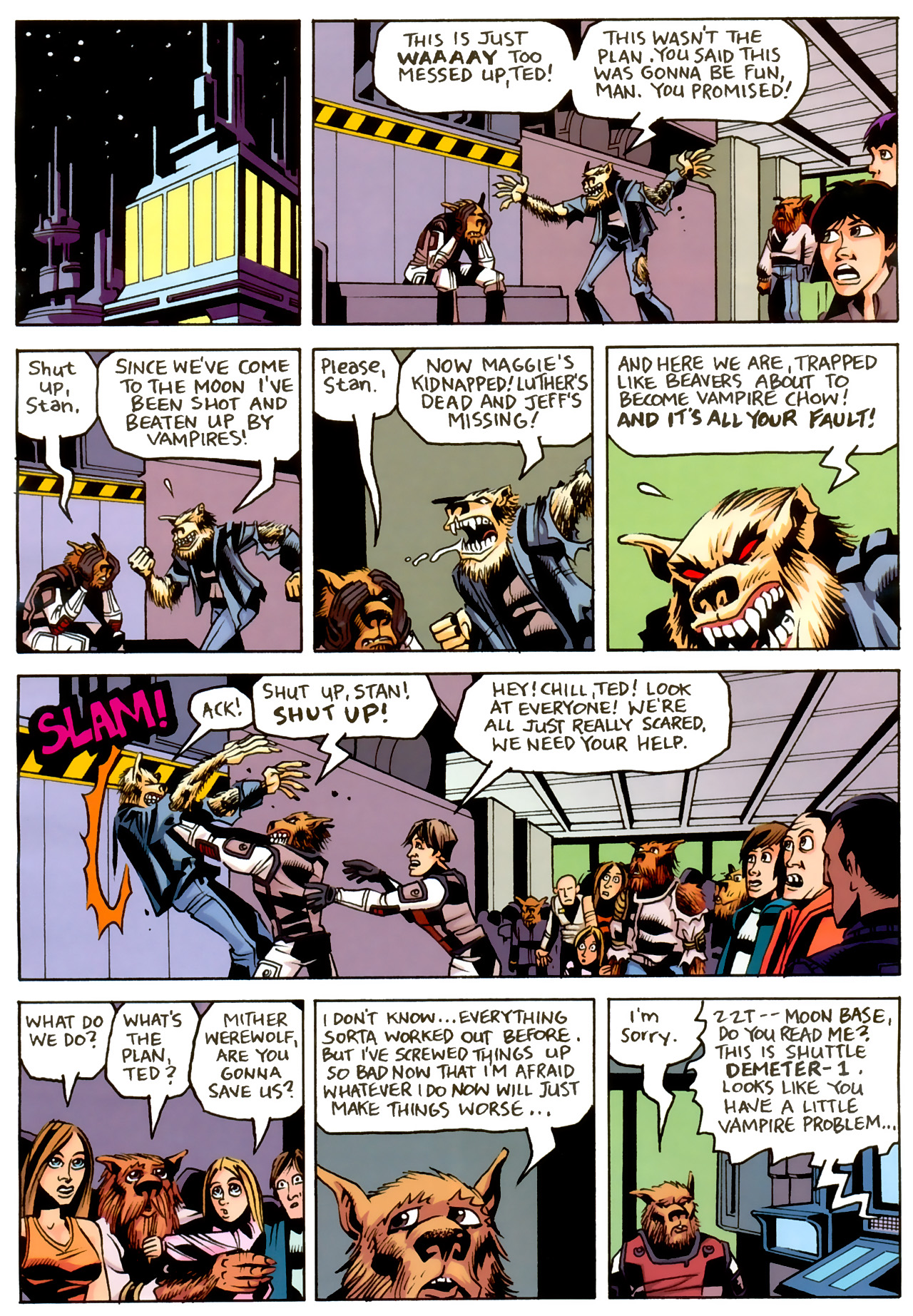 Read online Werewolves on the Moon: Versus Vampires comic -  Issue #3 - 8