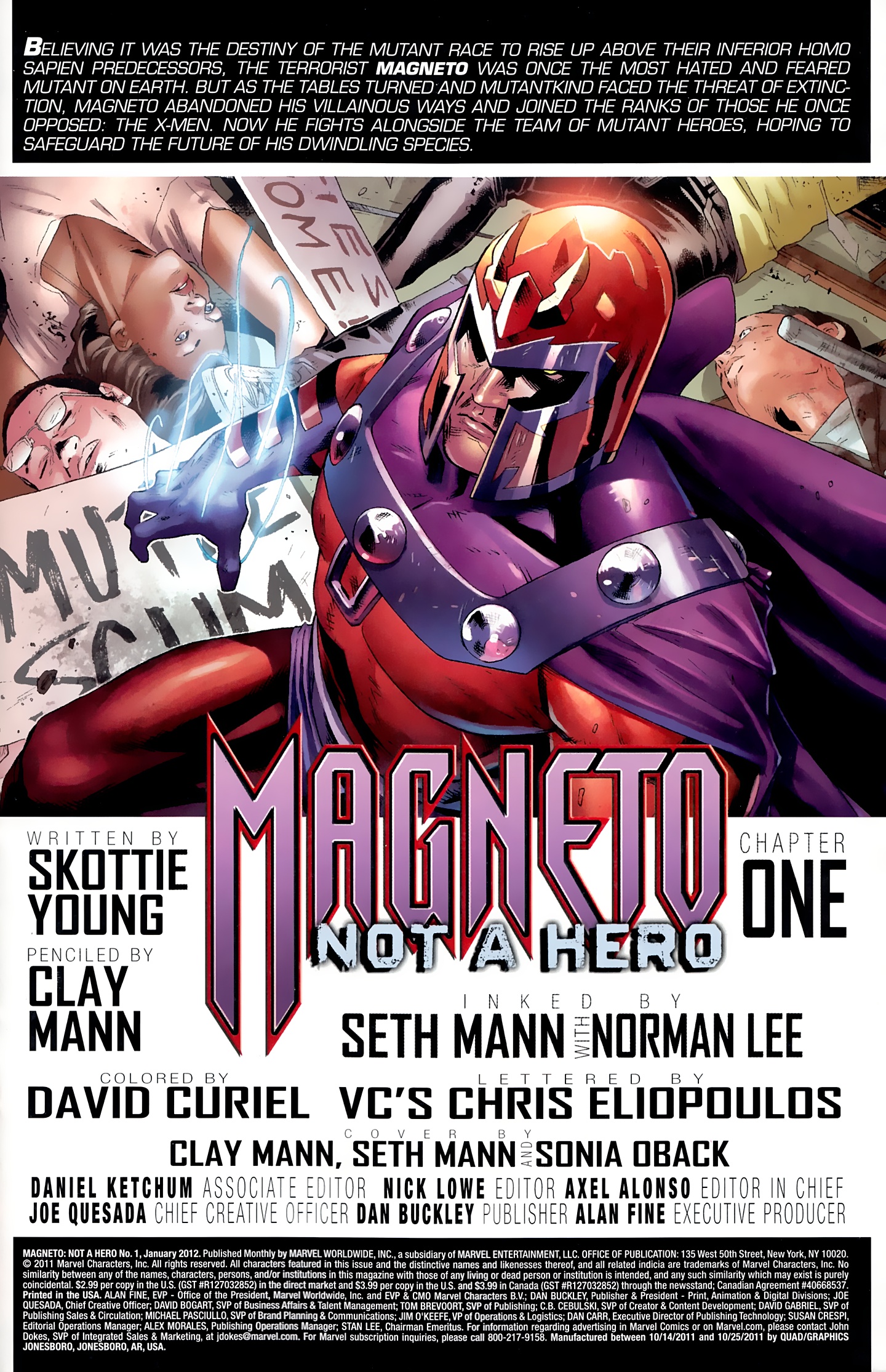 Read online Magneto: Not A Hero comic -  Issue #1 - 2