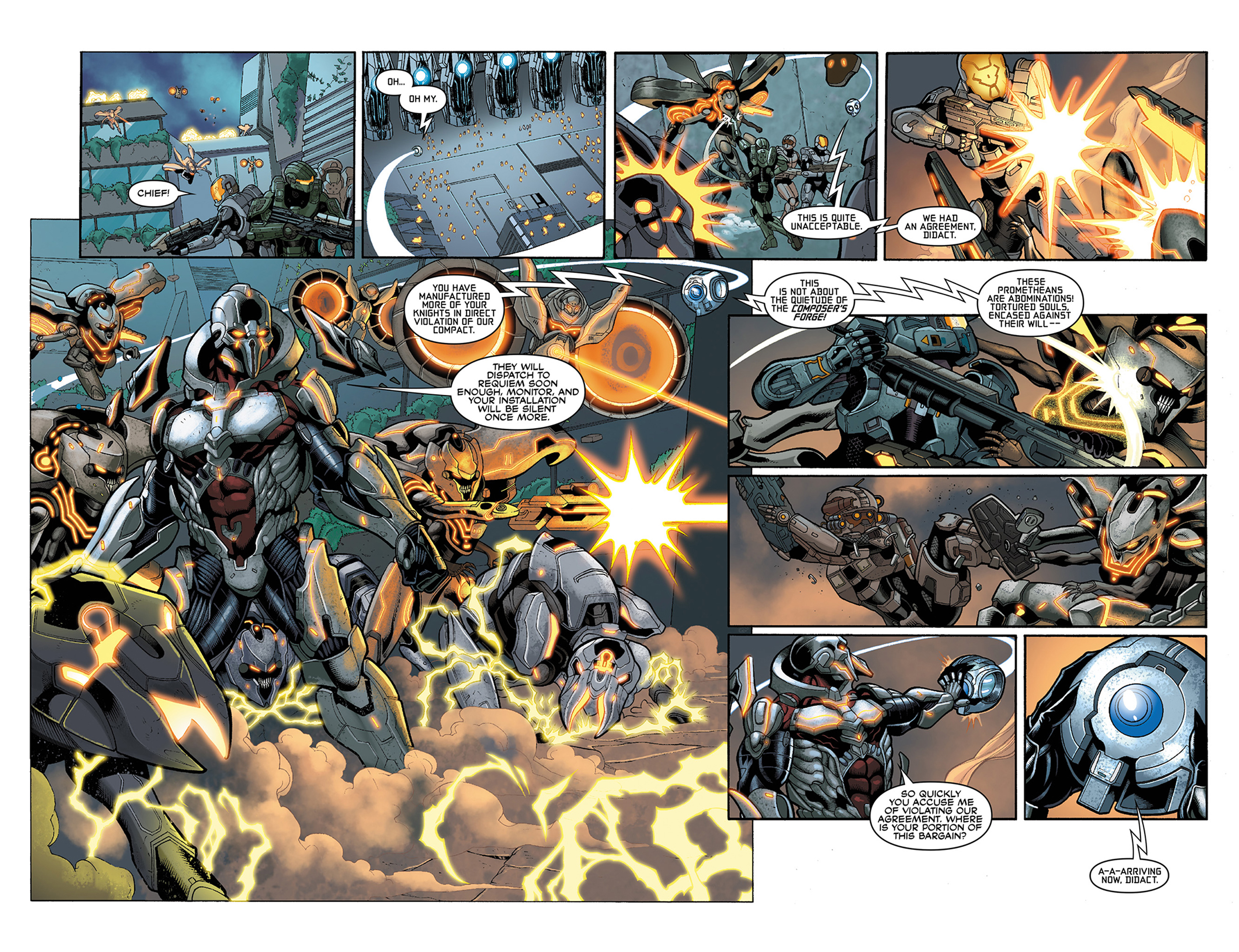 Read online Halo: Escalation comic -  Issue #9 - 14