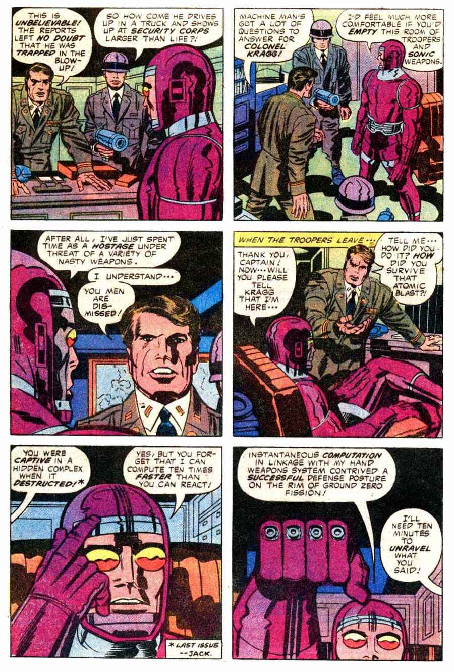Read online Machine Man (1978) comic -  Issue #9 - 3
