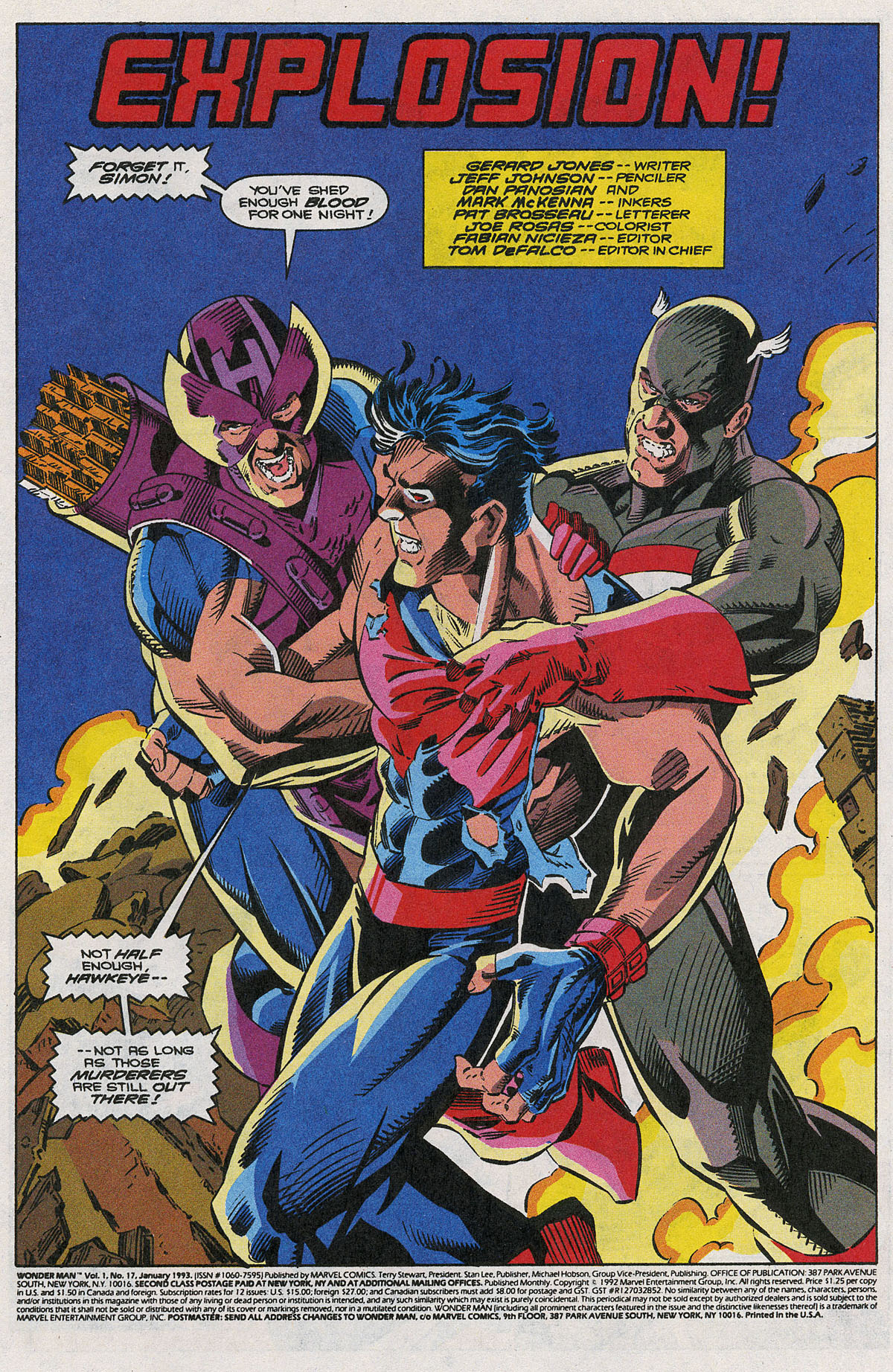 Read online Wonder Man (1991) comic -  Issue #17 - 2