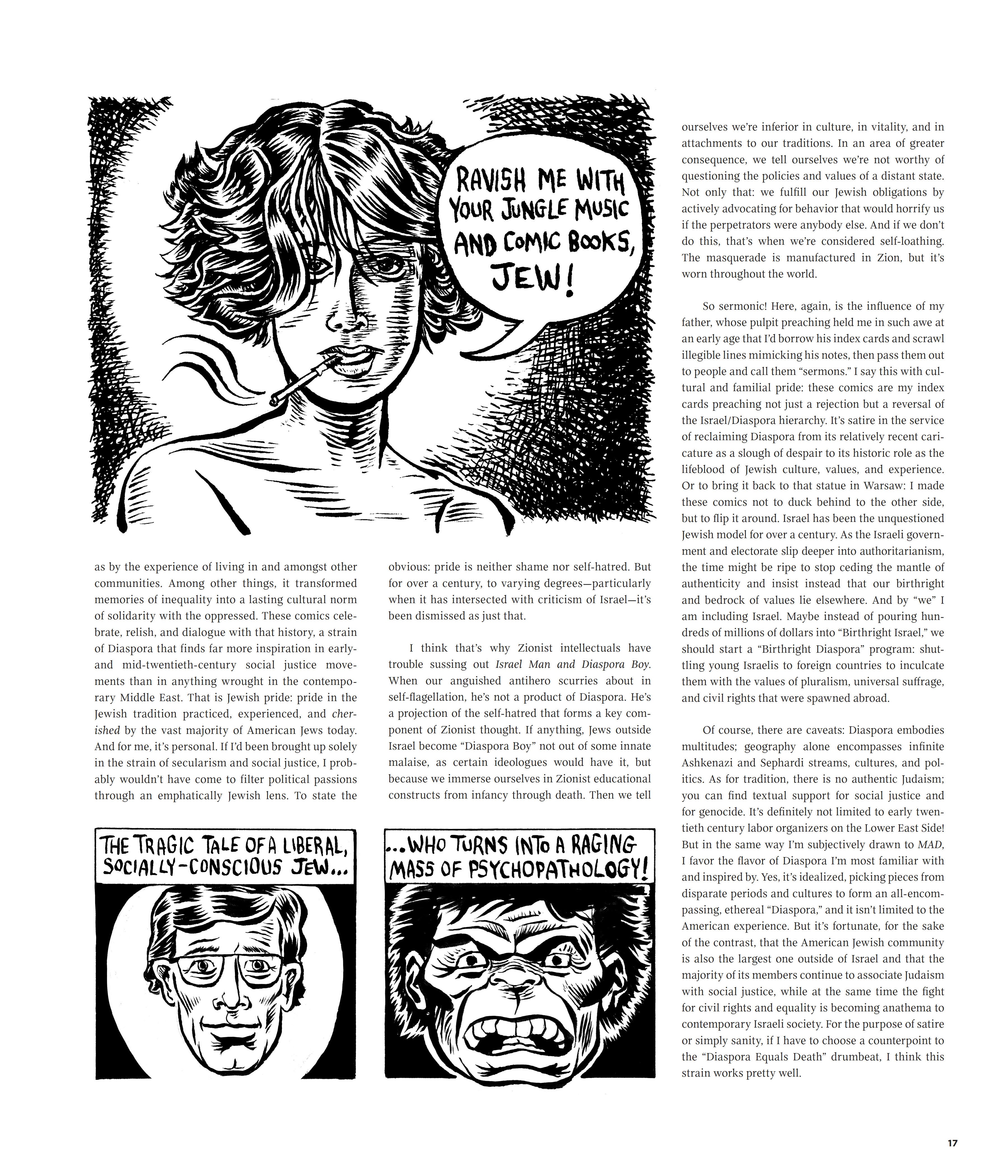 Read online Diaspora Boy: Comics on Crisis in America and Israel comic -  Issue # TPB - 19