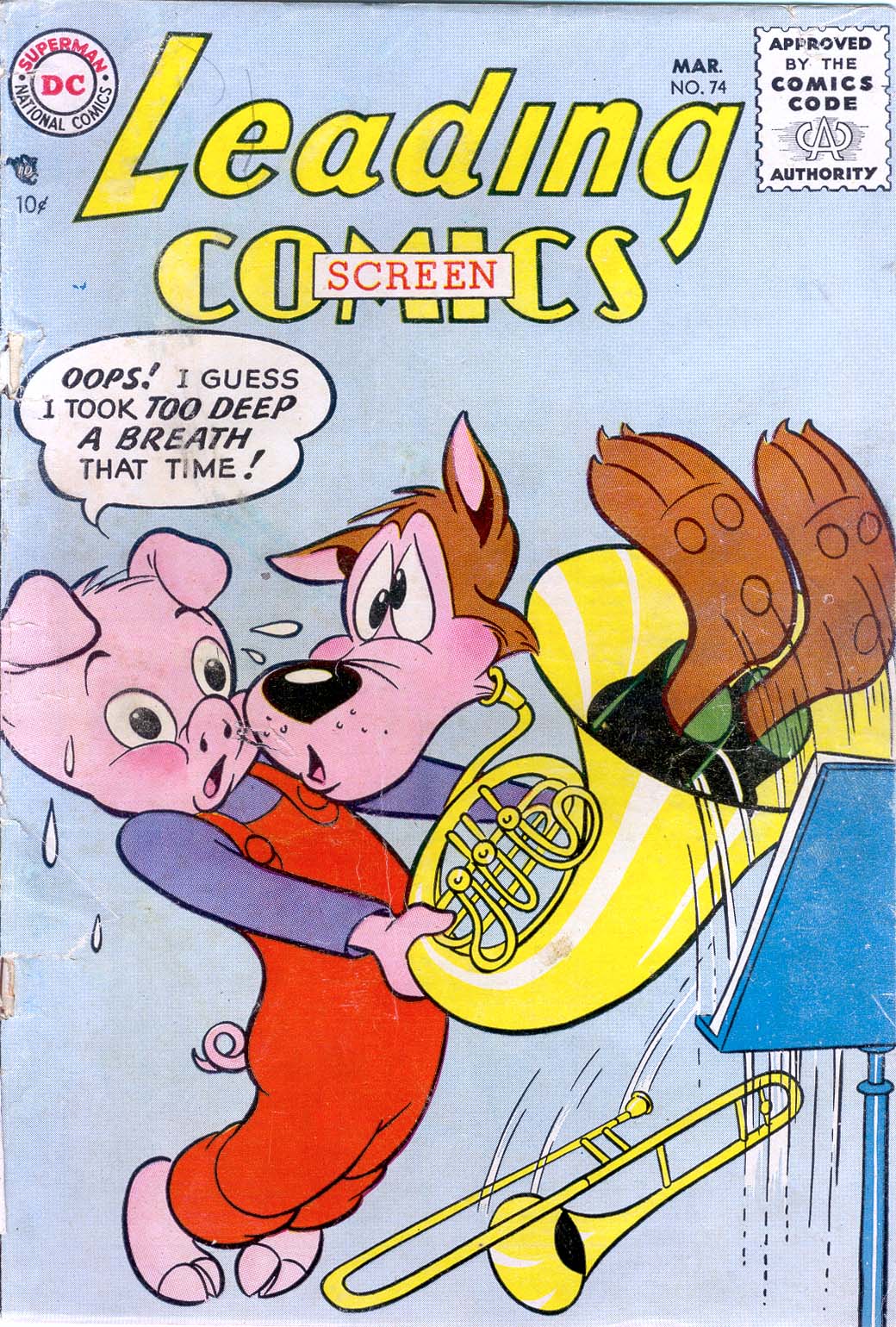 Read online Leading Screen Comics comic -  Issue #74 - 1