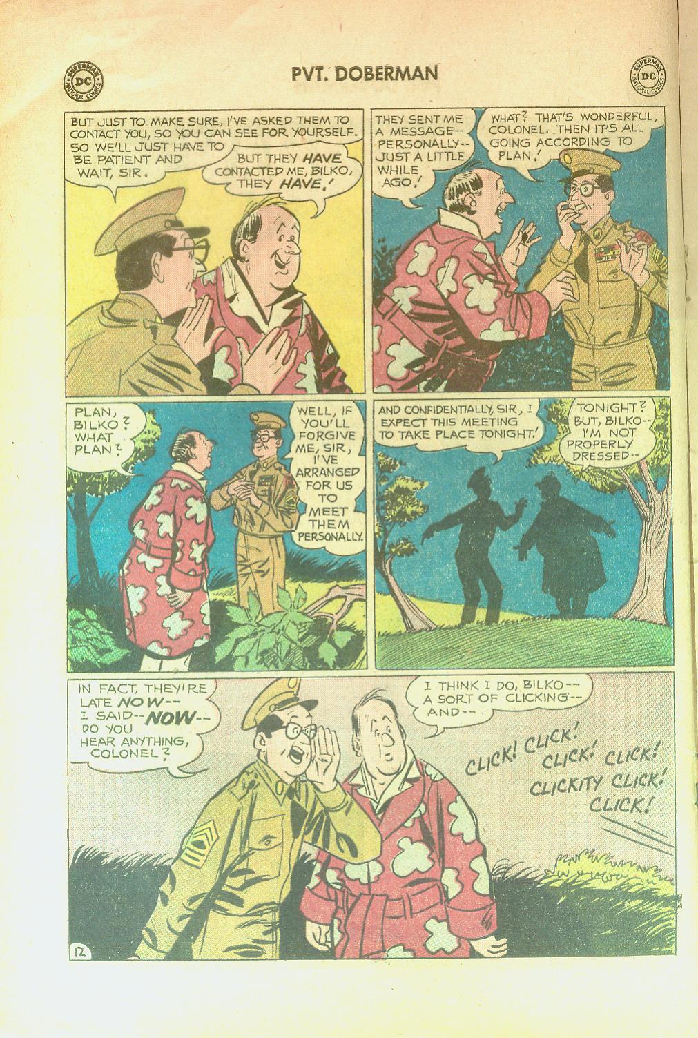 Read online Sgt. Bilko's Pvt. Doberman comic -  Issue #10 - 16